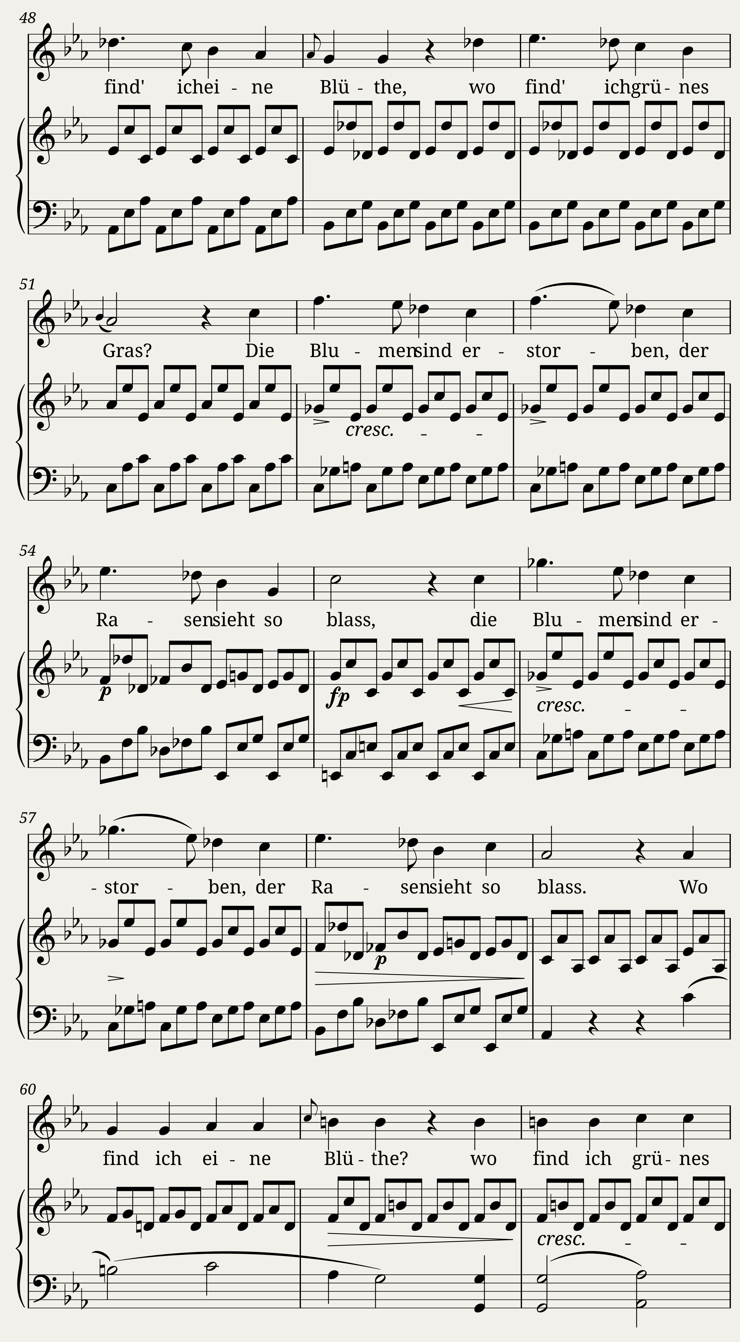 Schubert Franz - Winterreise D.911 No.4 - Erstarrung — 3/5