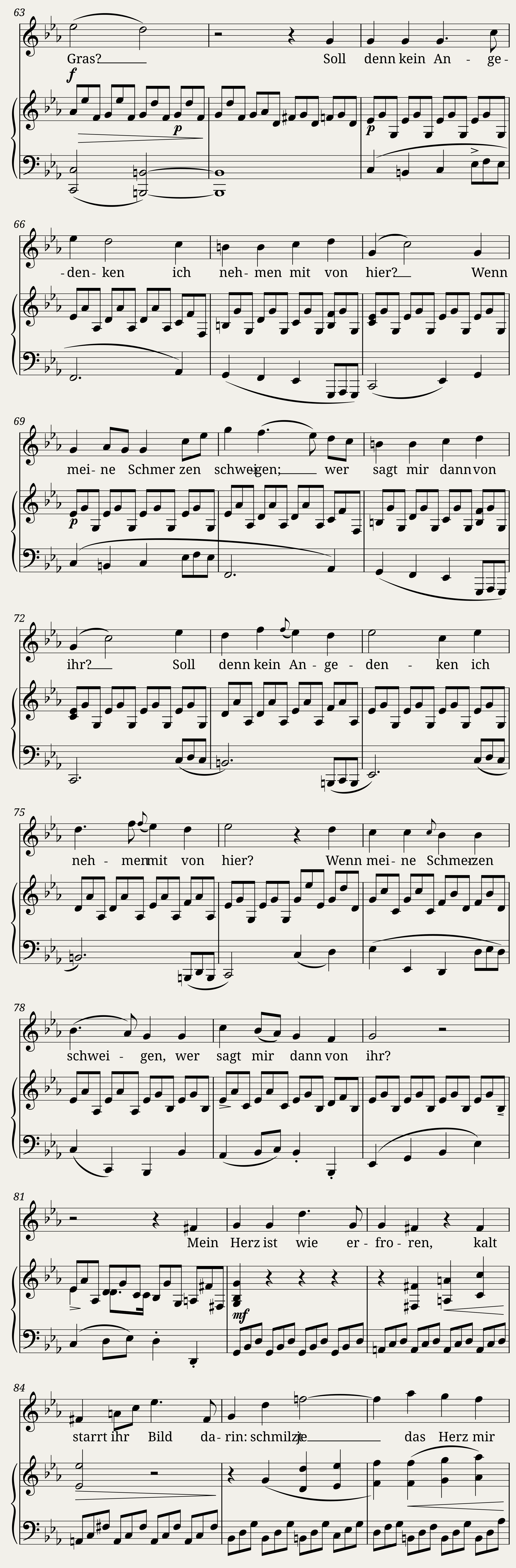 Schubert Franz - Winterreise D.911 No.4 - Erstarrung — 4/5