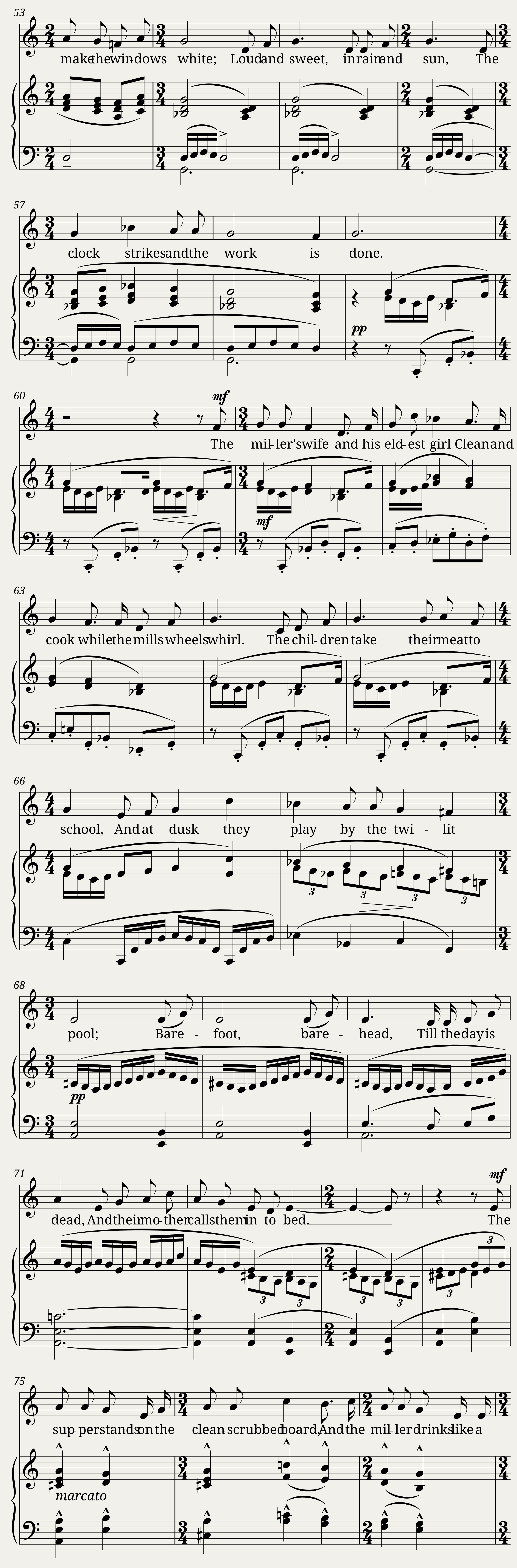 4- The Water Mill R. Vaughan Williams — 3/4