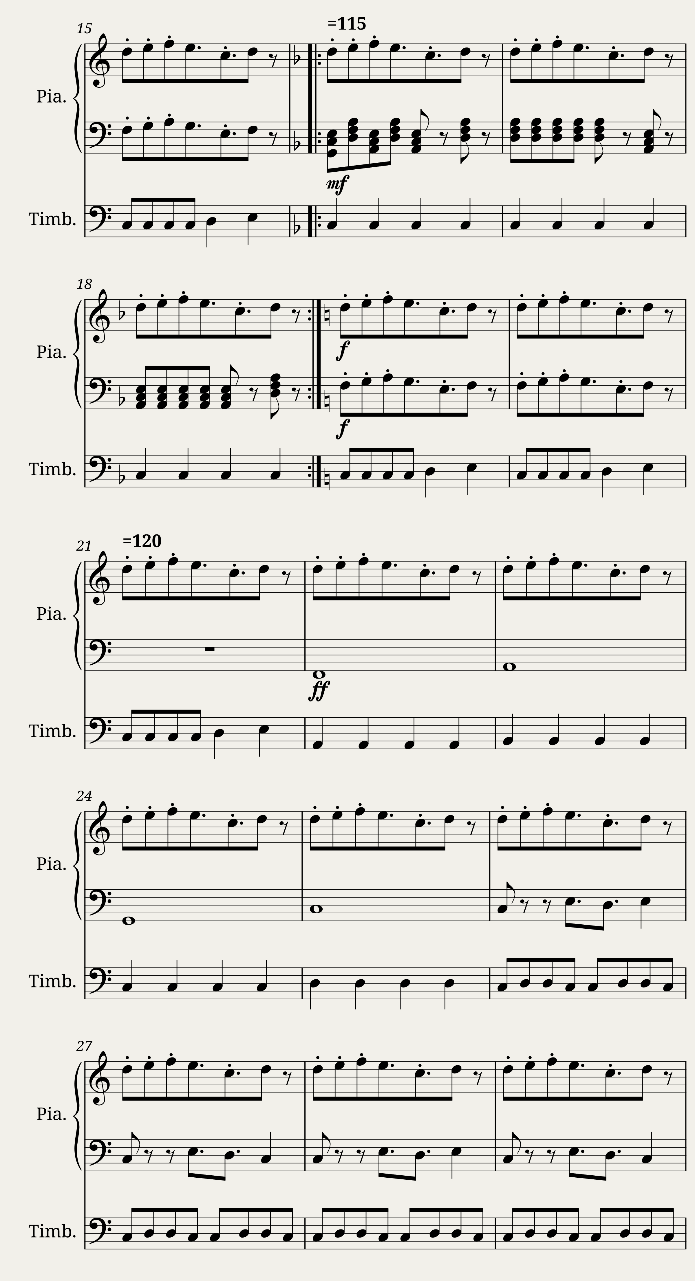 II Preludium - Tango — 2/4