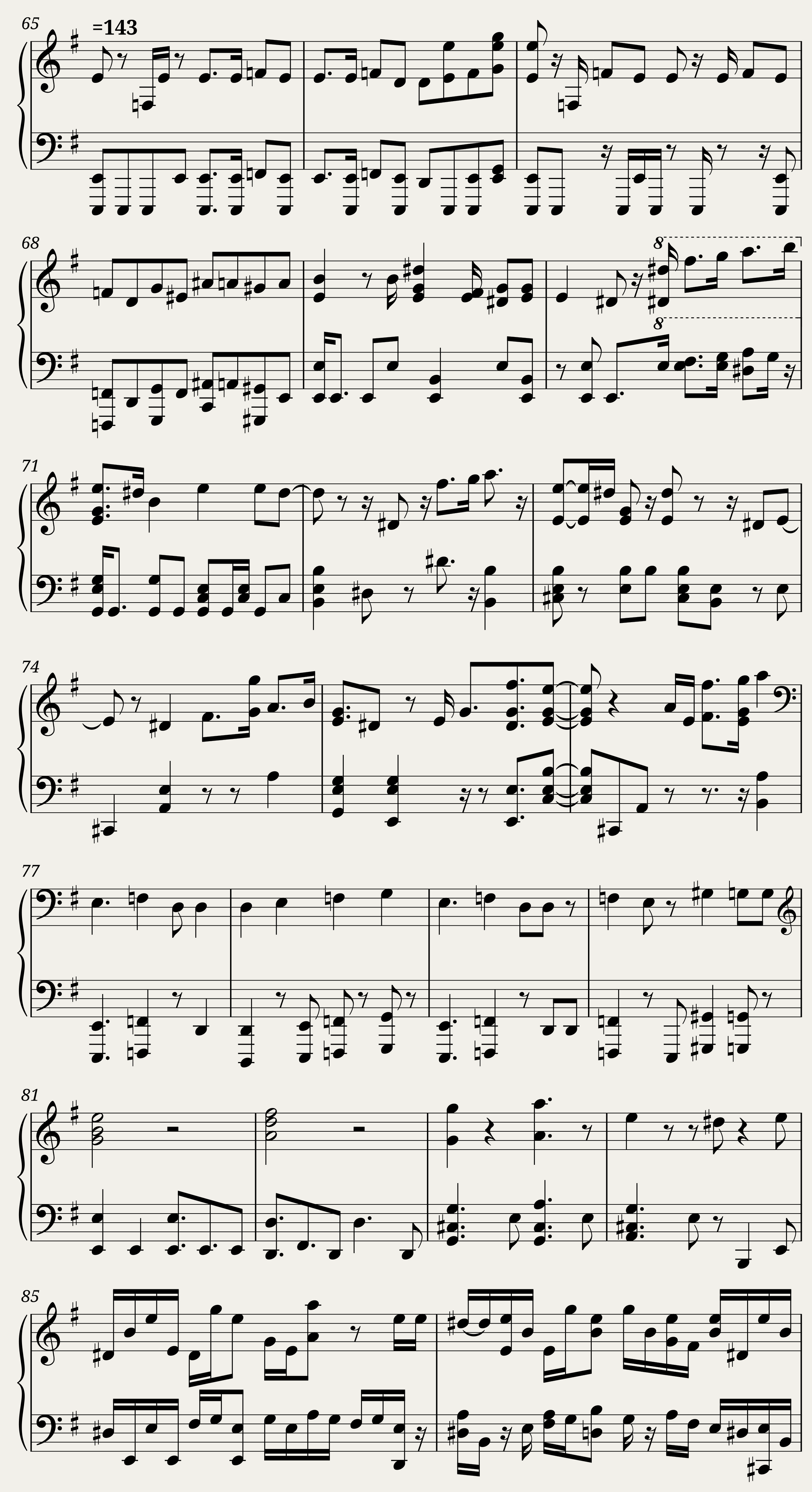 II Preludium - Tango — 4/4