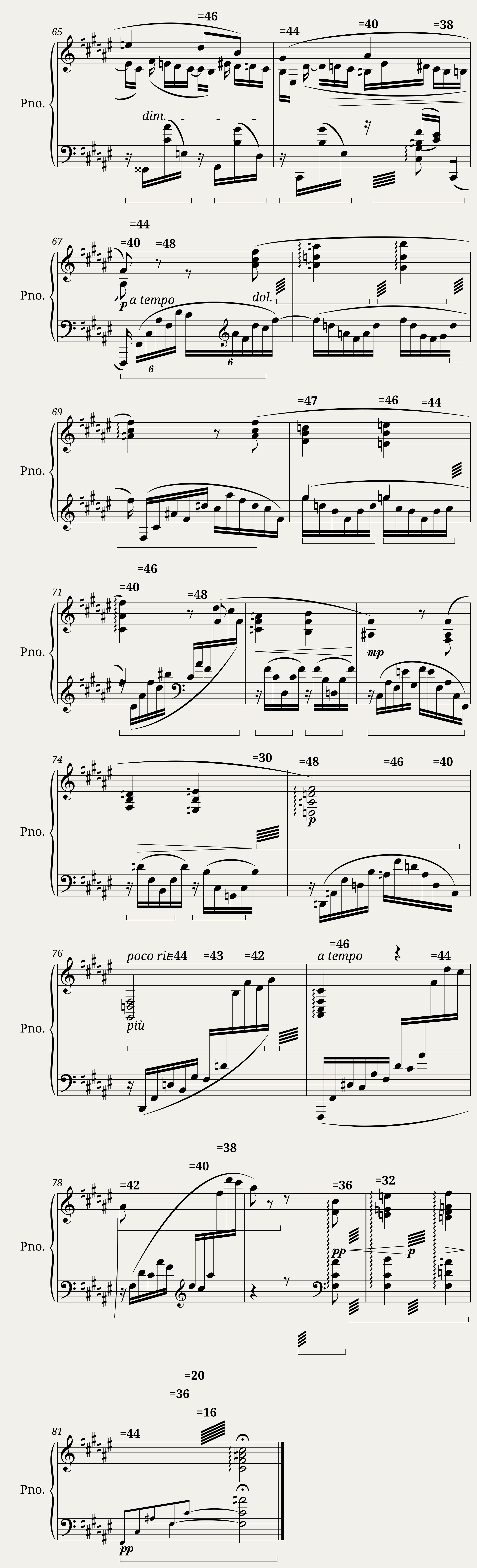Berceuse (from 12 Études d'exécution transcendante Op.11 (S.Liapounow)) — 4/4