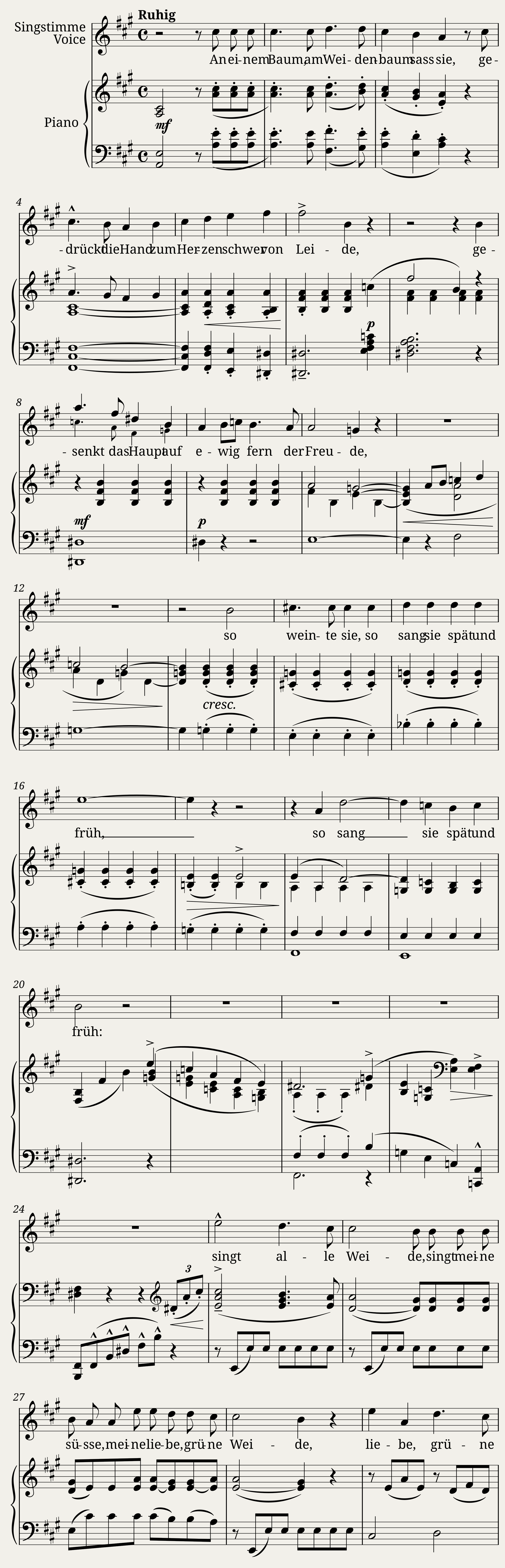 Lied der Desdemona — 1/4