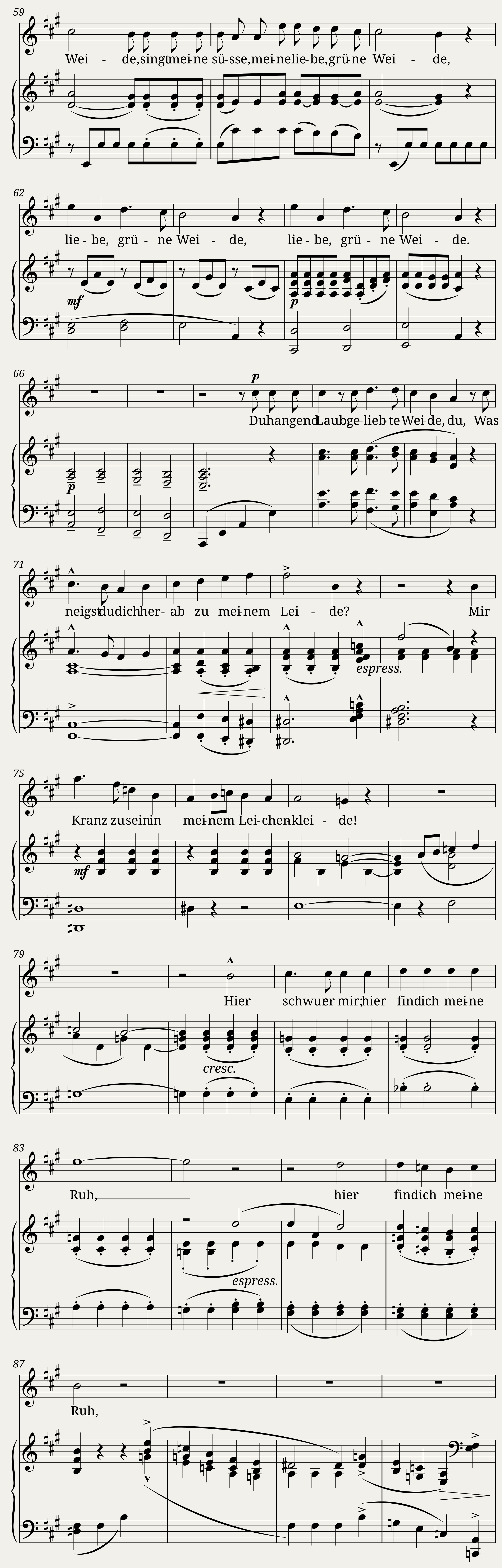Lied der Desdemona — 3/4