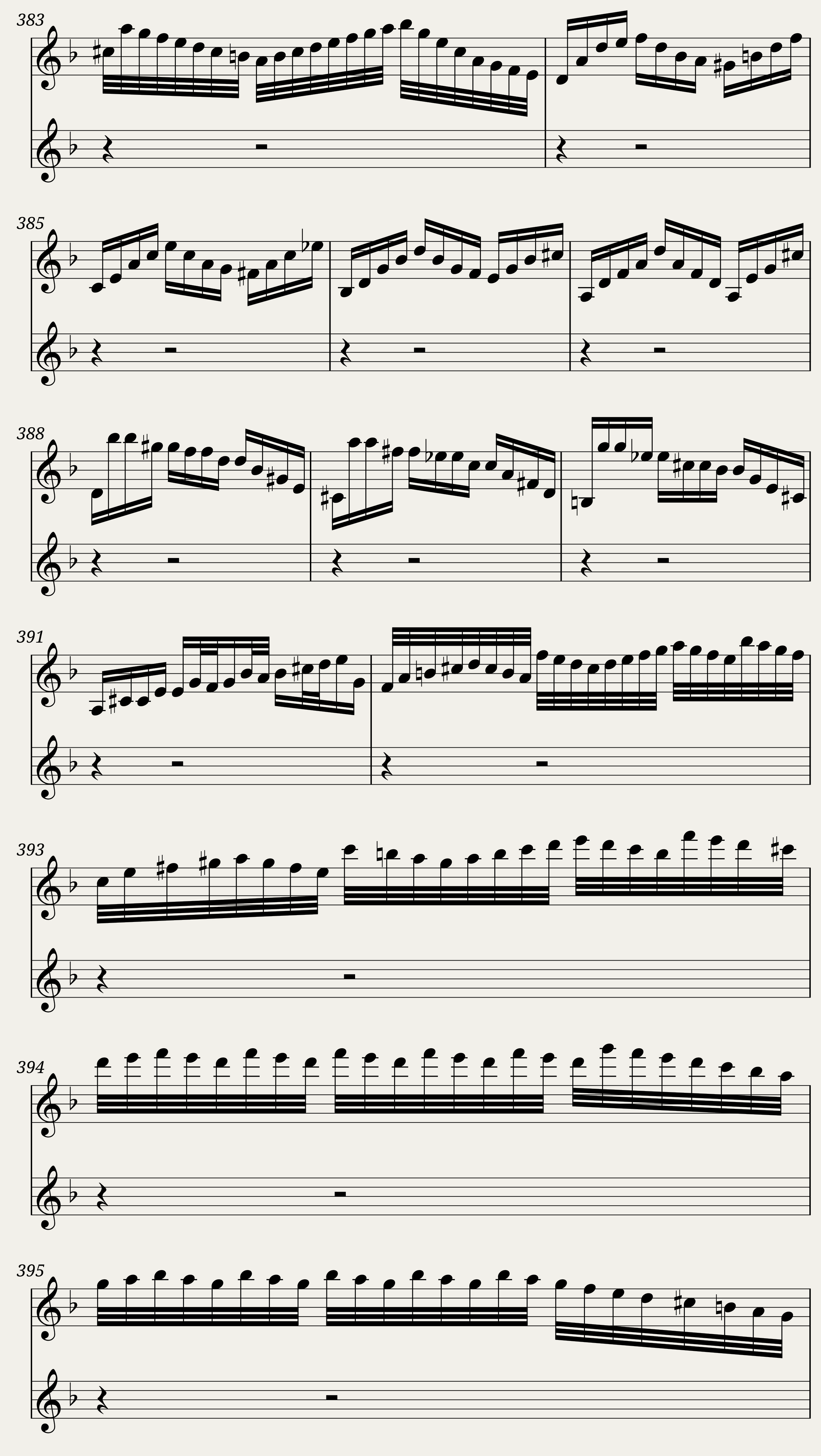 BWV 1004 Violin Partita No.2 in D minor (Violin Sound) — 26/37