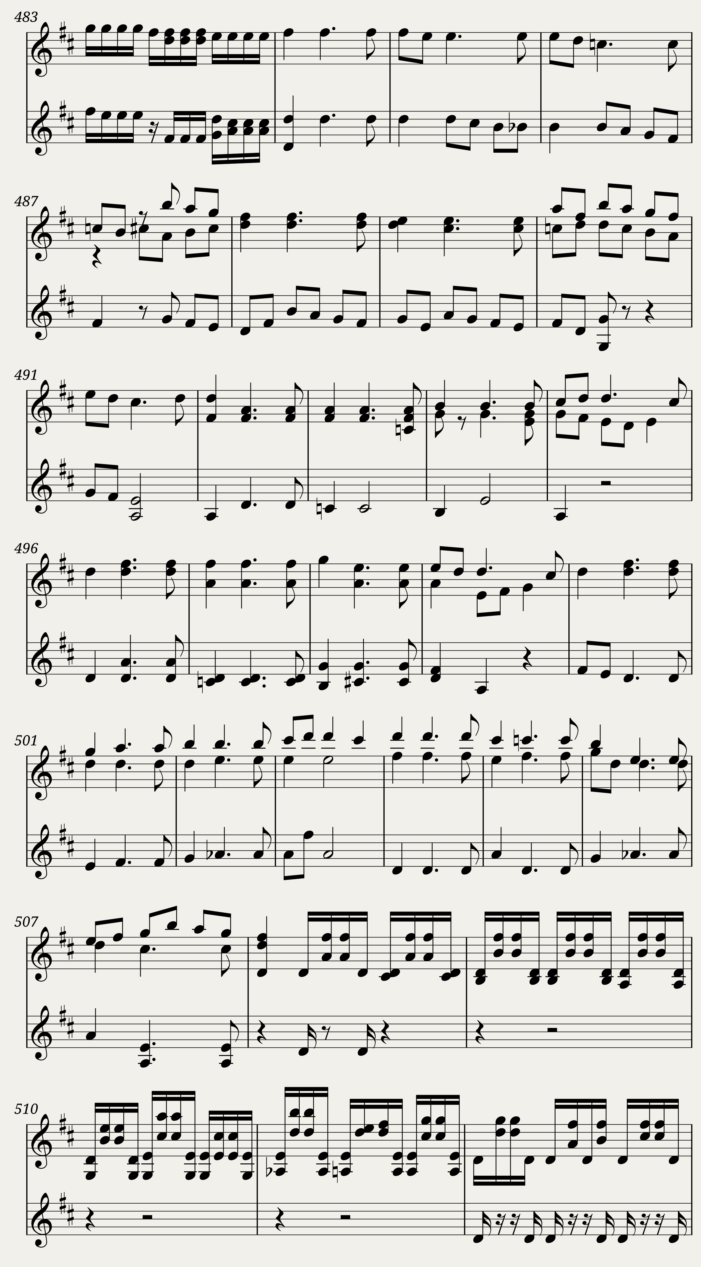 BWV 1004 Violin Partita No.2 in D minor (Violin Sound) — 34/37