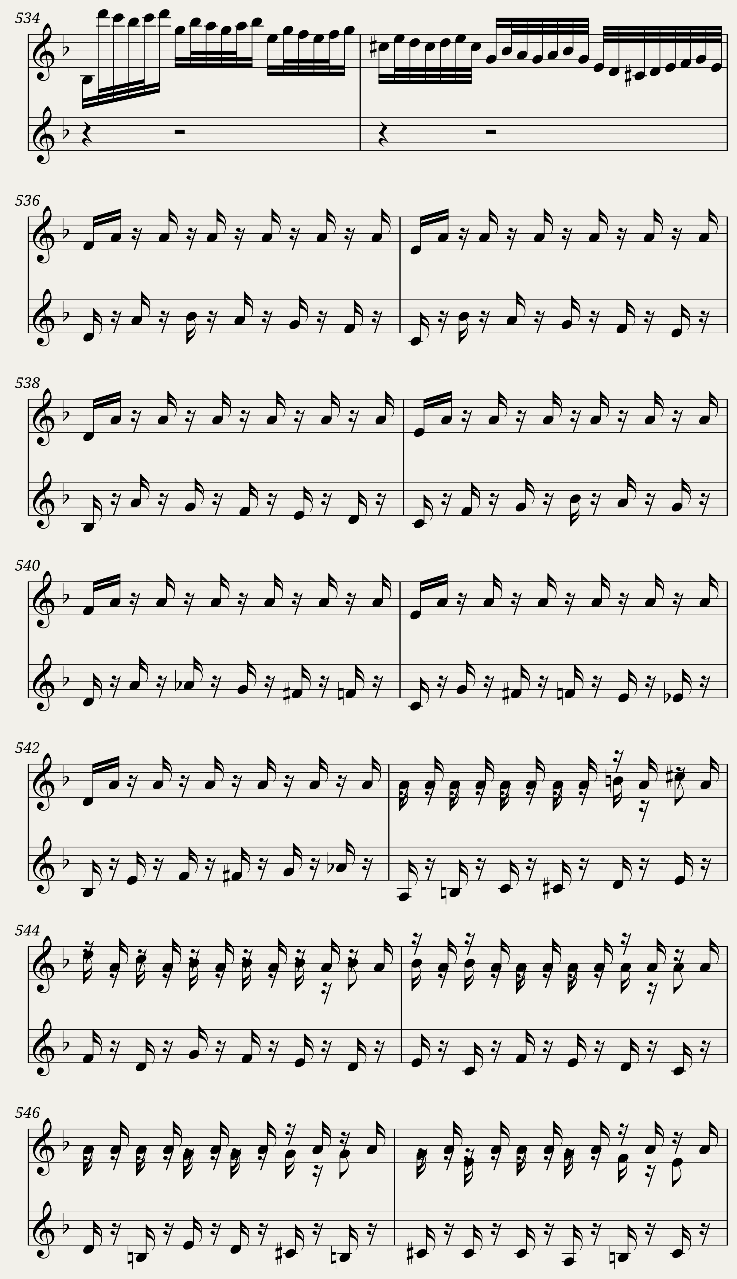 BWV 1004 Violin Partita No.2 in D minor (Violin Sound) — 36/37