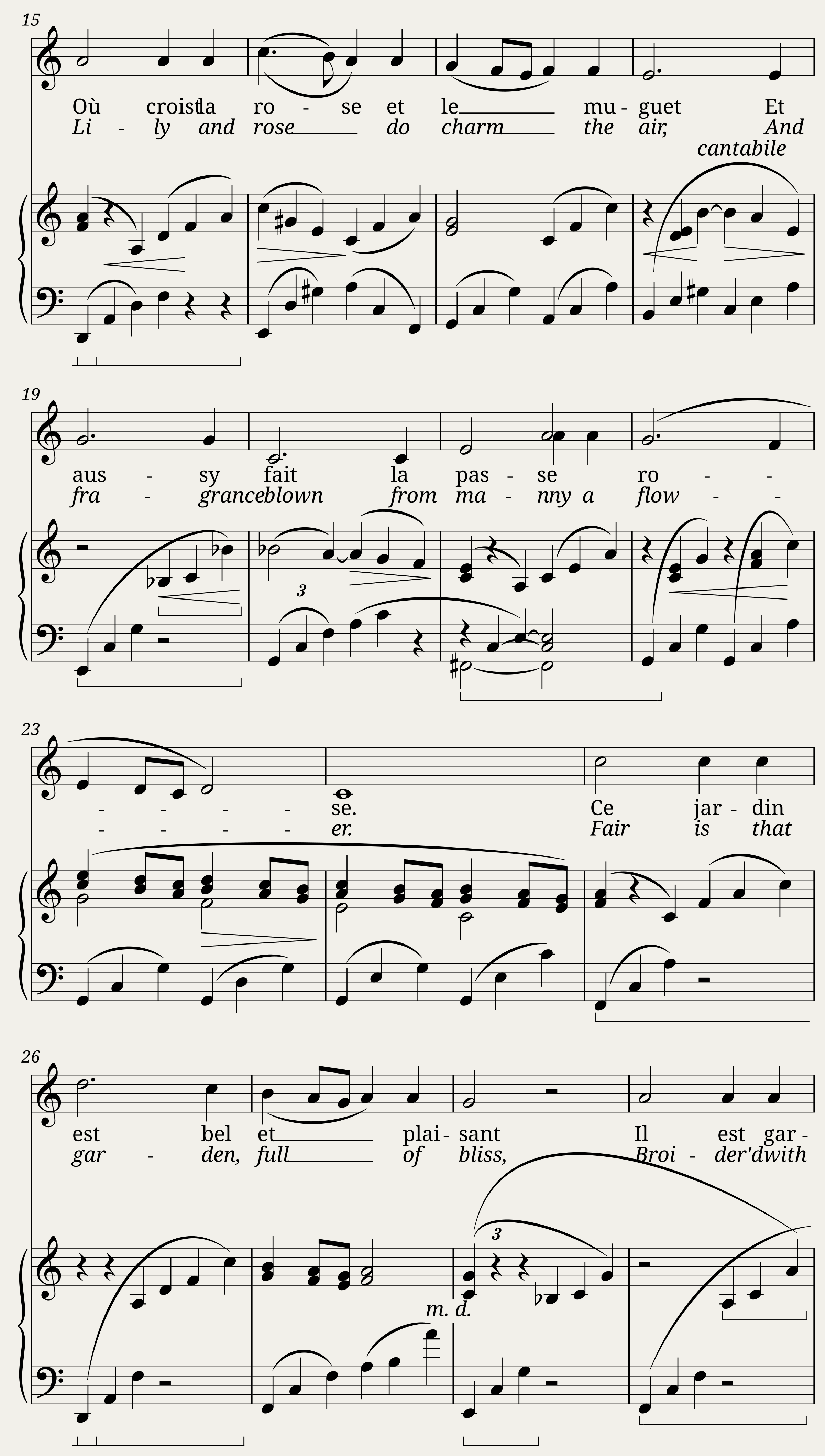 L'AMOUR DE MOY Arrt R. Vaughan Williams — 2/5