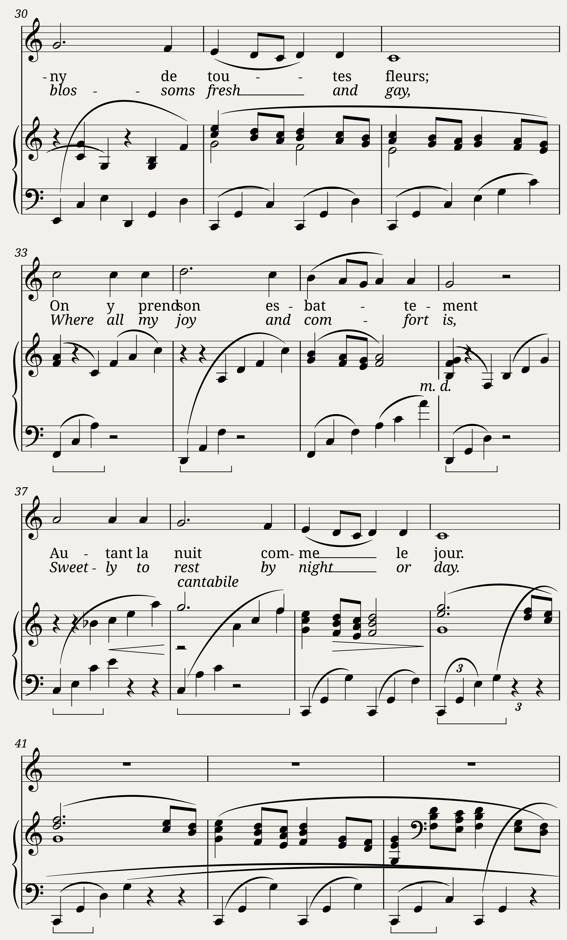 L'AMOUR DE MOY Arrt R. Vaughan Williams — 3/5