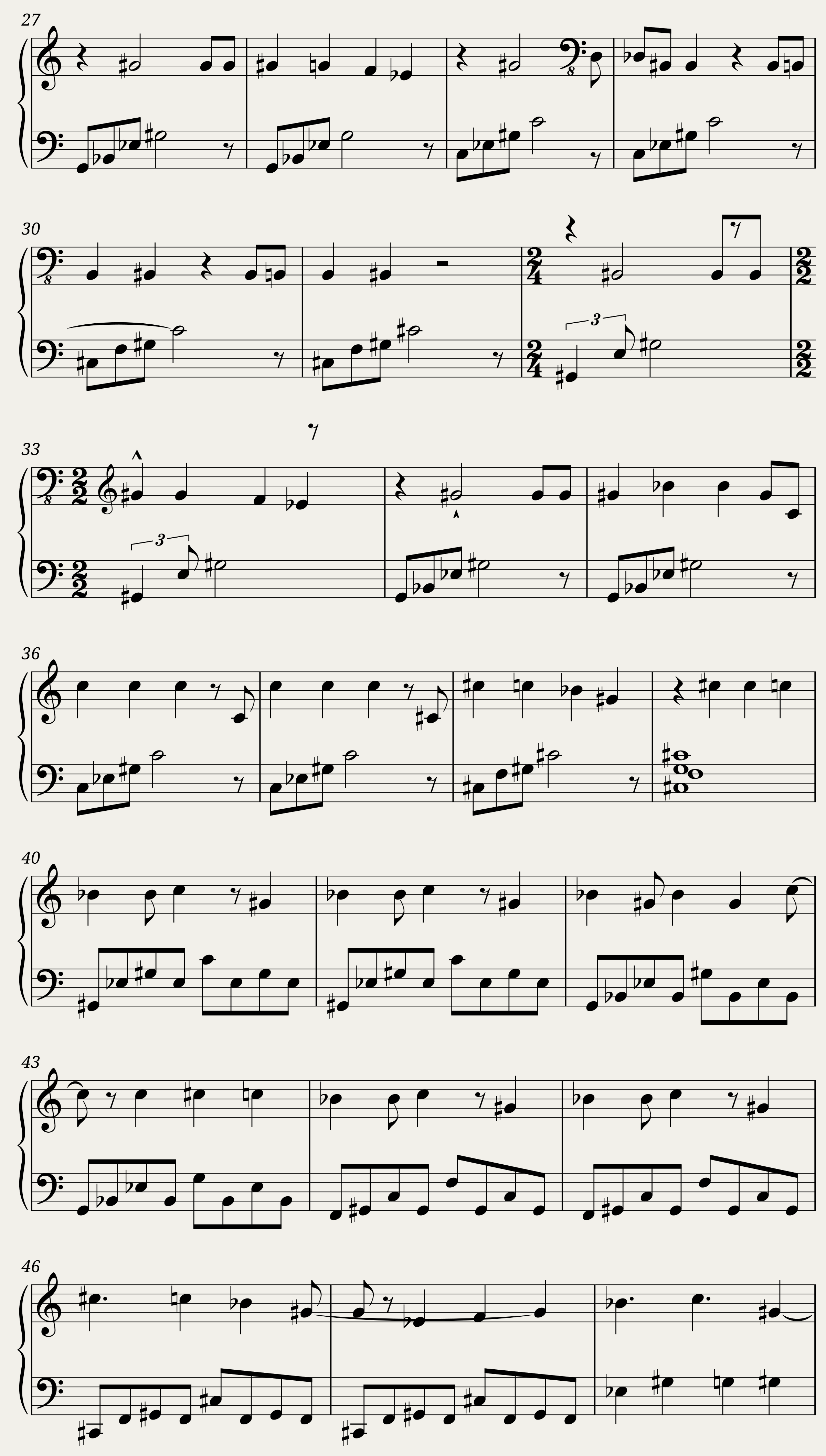 Wragg's Duetto the 30th.A March.2voices. RH.013 — 2/2