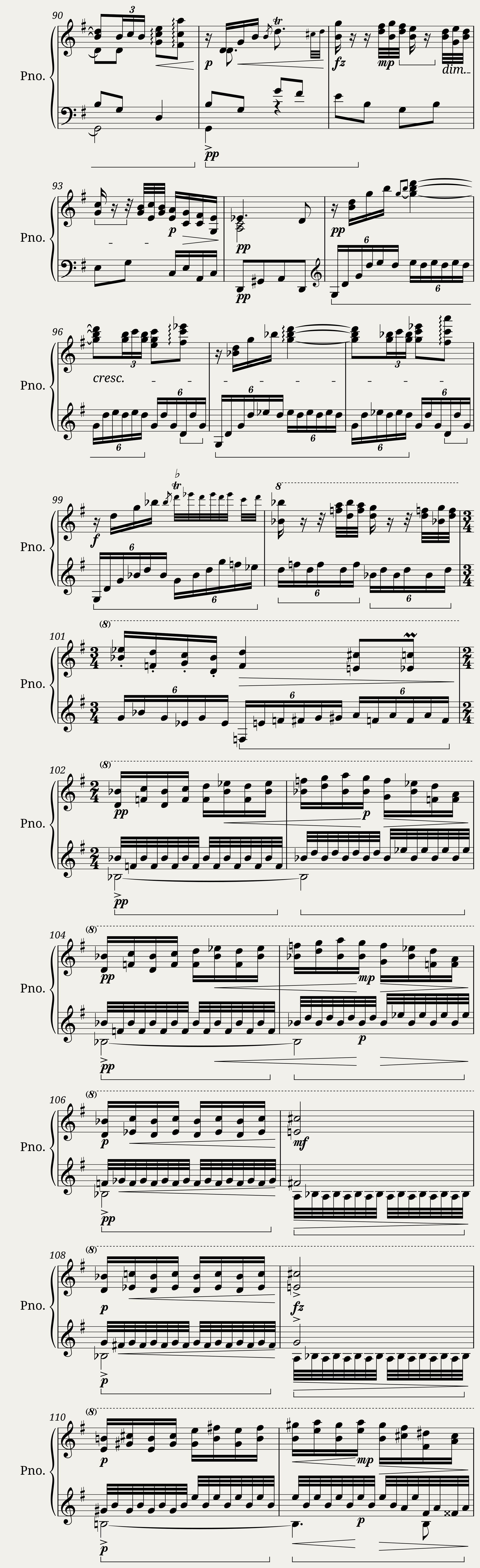 DvoÅák Twilight Way (Piano solo) — 3/6