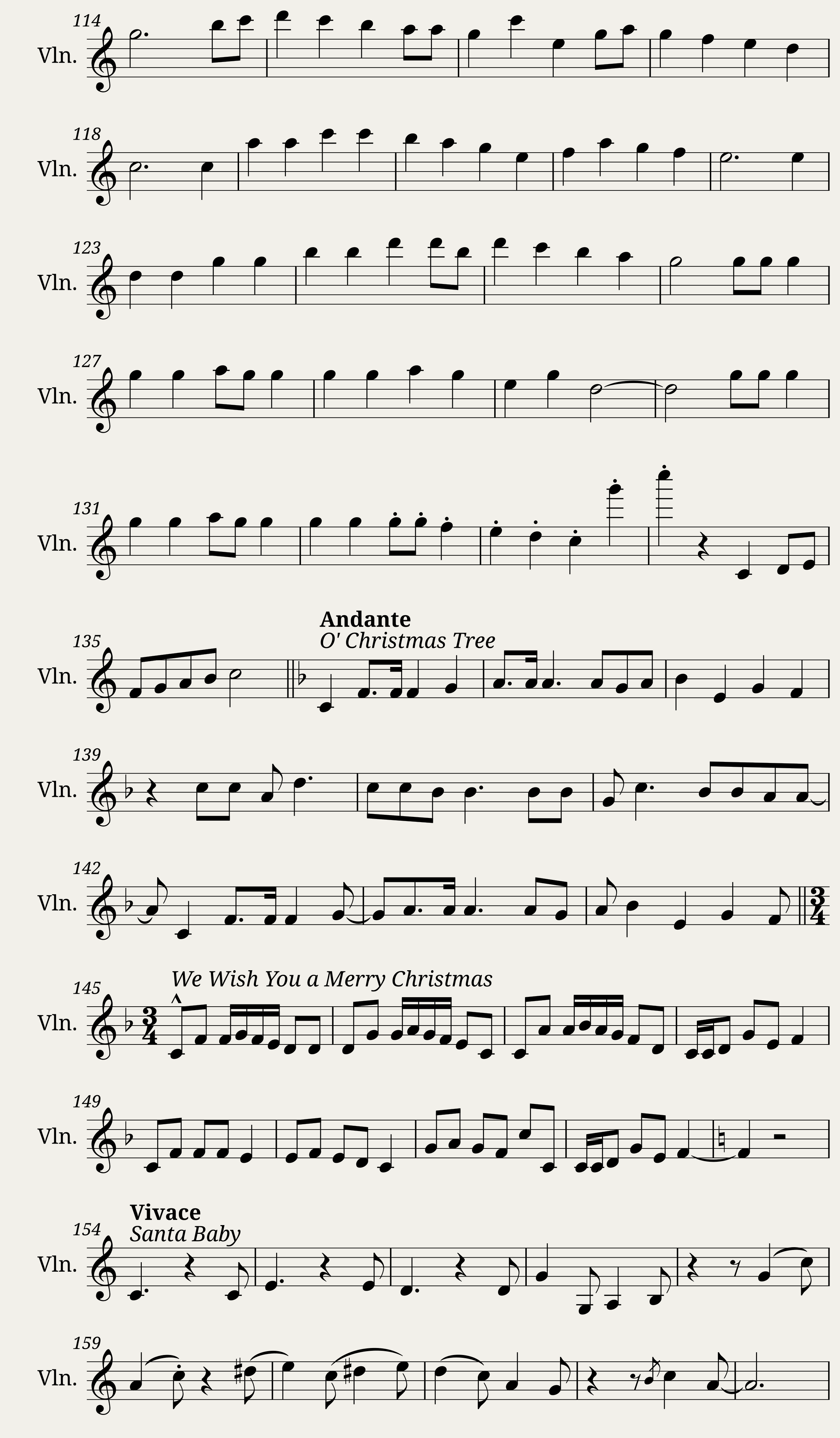 A Christmas Violin — 3/5