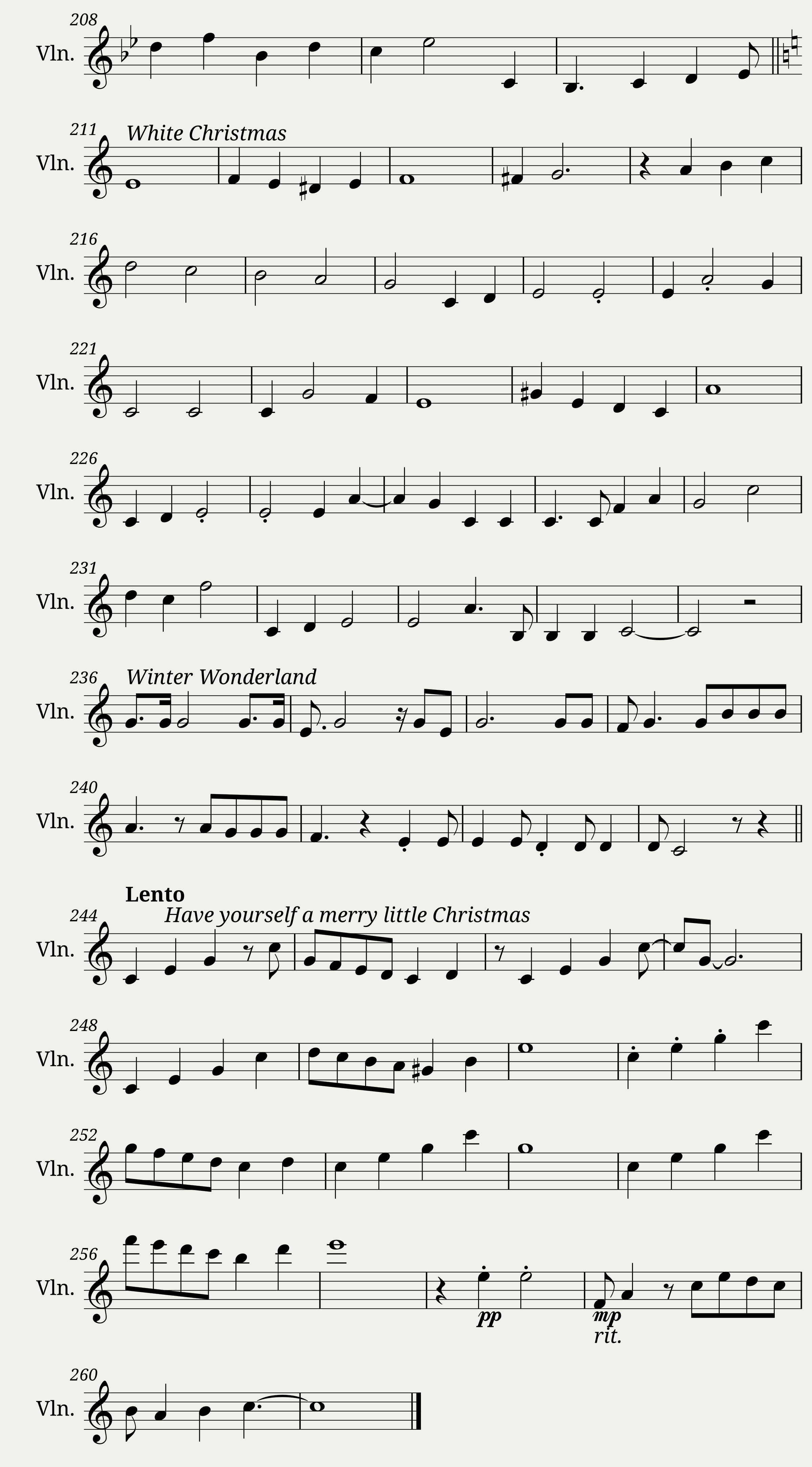 A Christmas Violin — 5/5