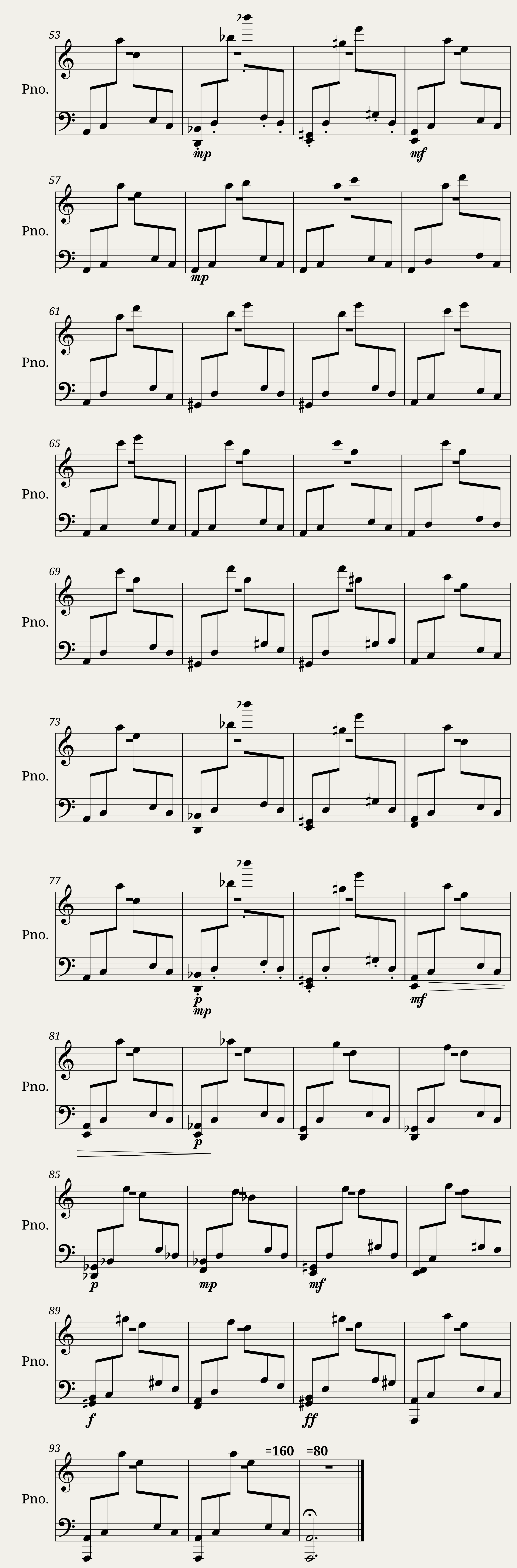 Prelude In A Minor — 2/2