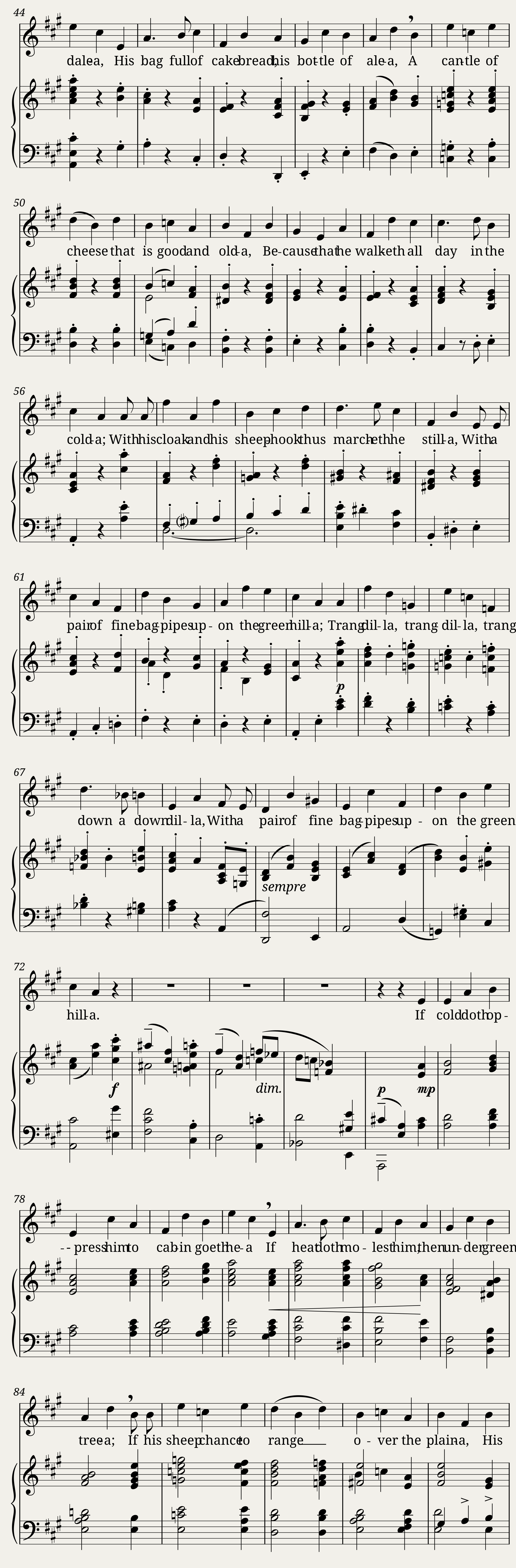The Jolly Shepherd — 2/4