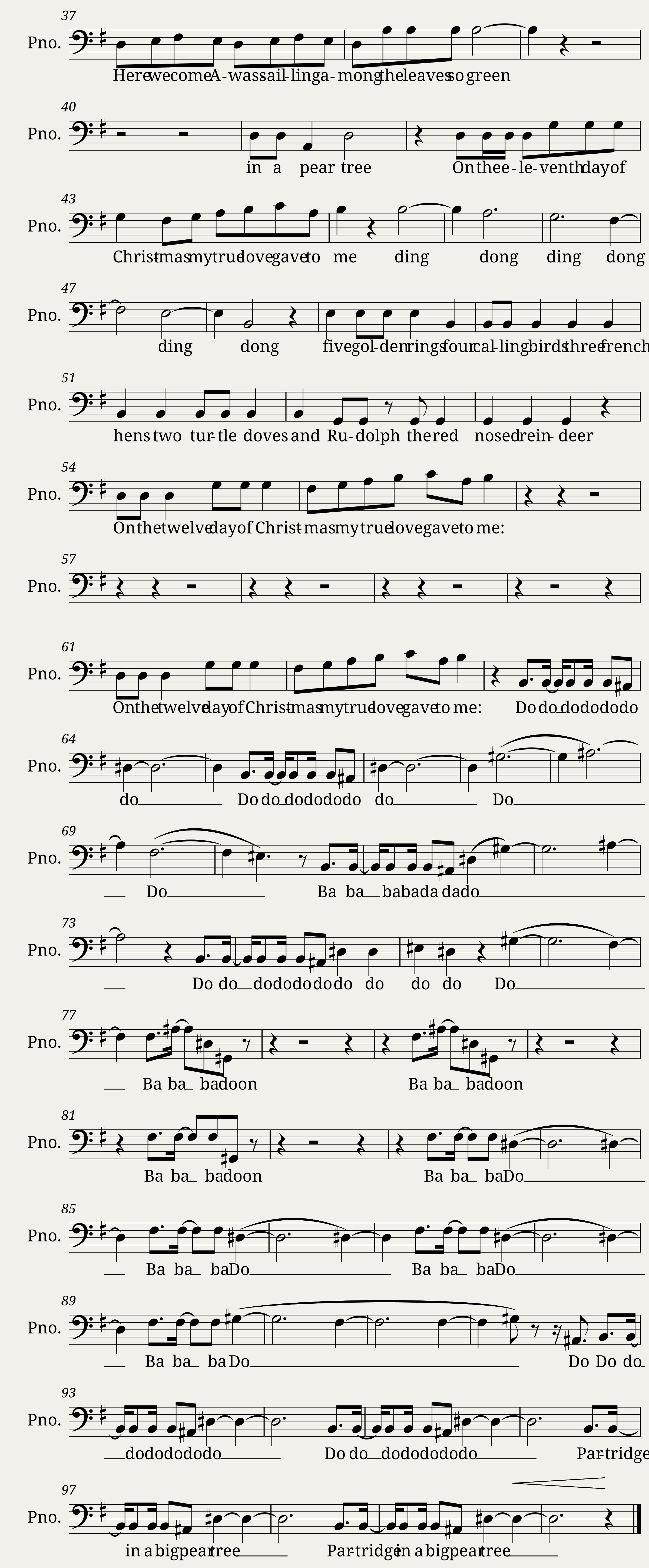 12 days bass — 2/2
