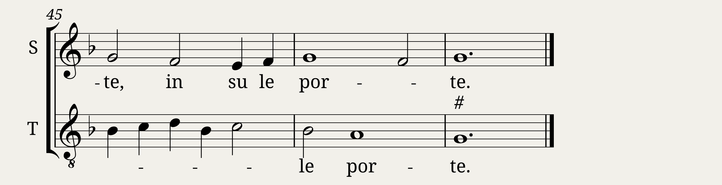 Giova mai sempre - Giovanni Matteo Asola — 2/2