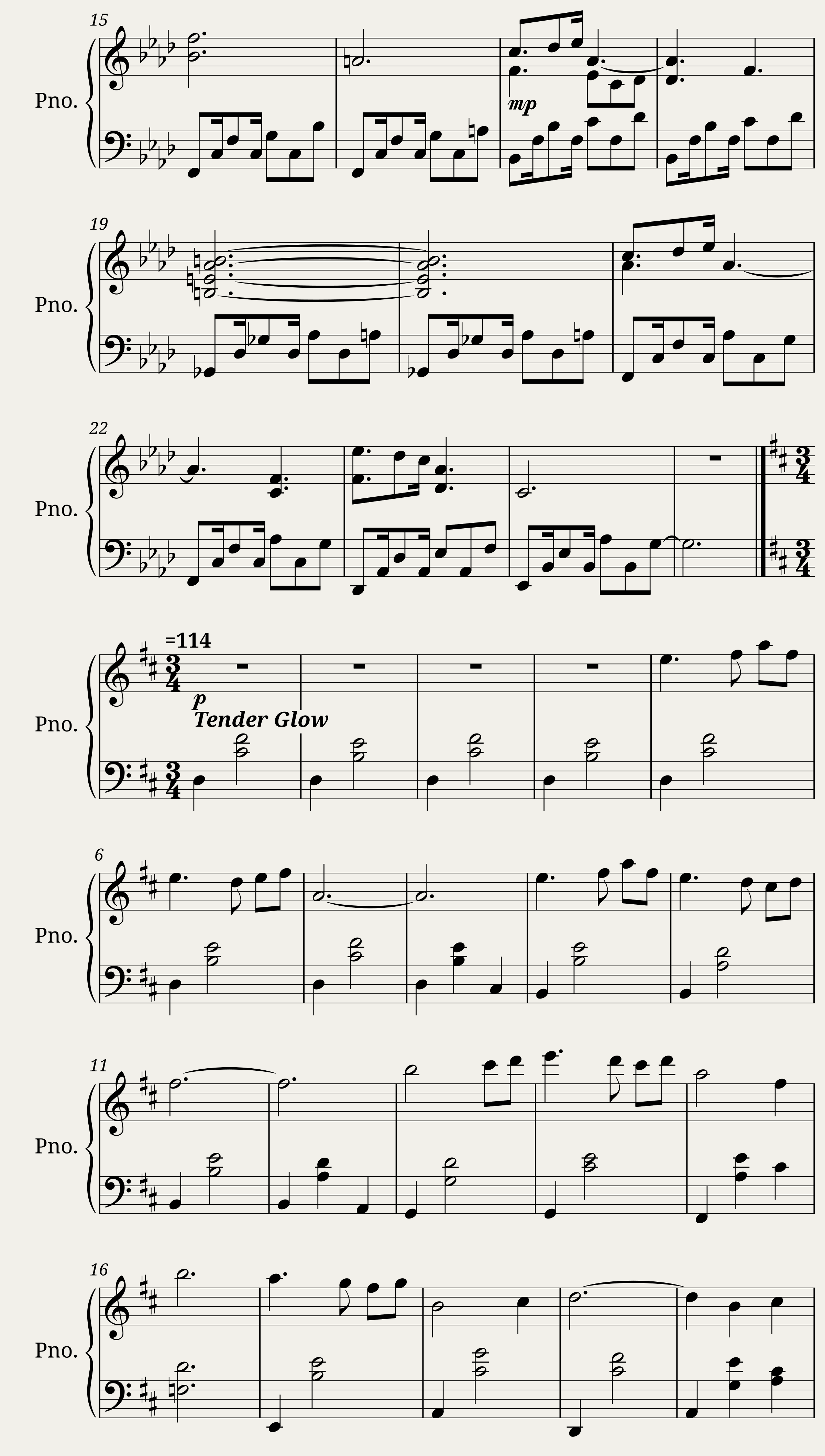 I am Setsuna - Piano Collection (Original and Adapted Arrangements) — 6/17