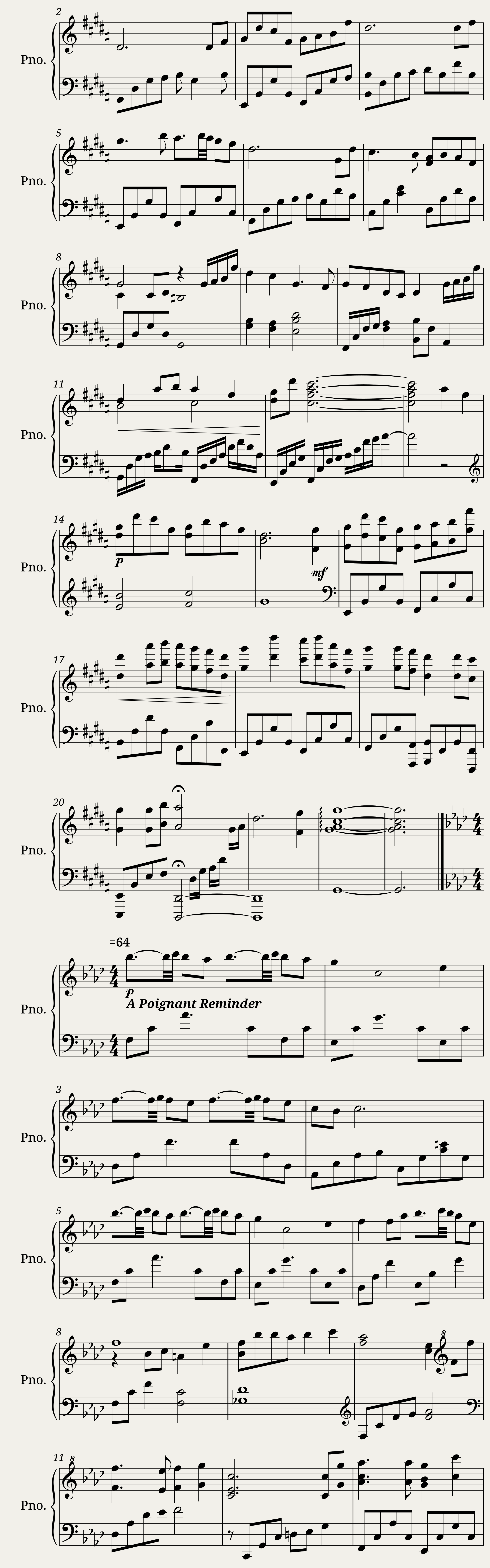I am Setsuna - Piano Collection (Original and Adapted Arrangements) — 8/17