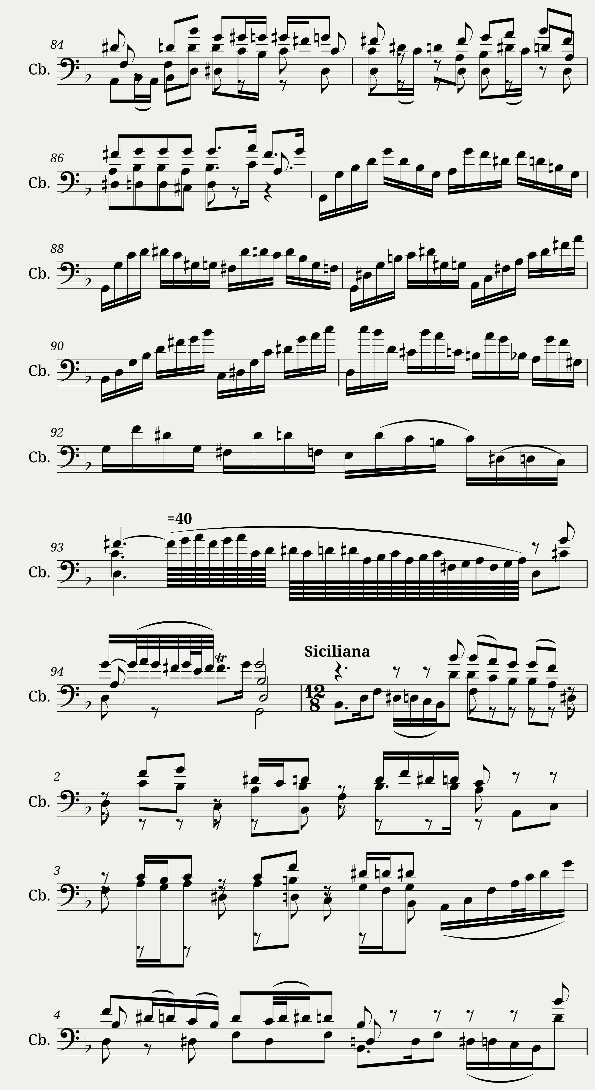Solo Violin Sonata No. 1 in G Minor - J. S. Bach BWV 1001 — 7/10