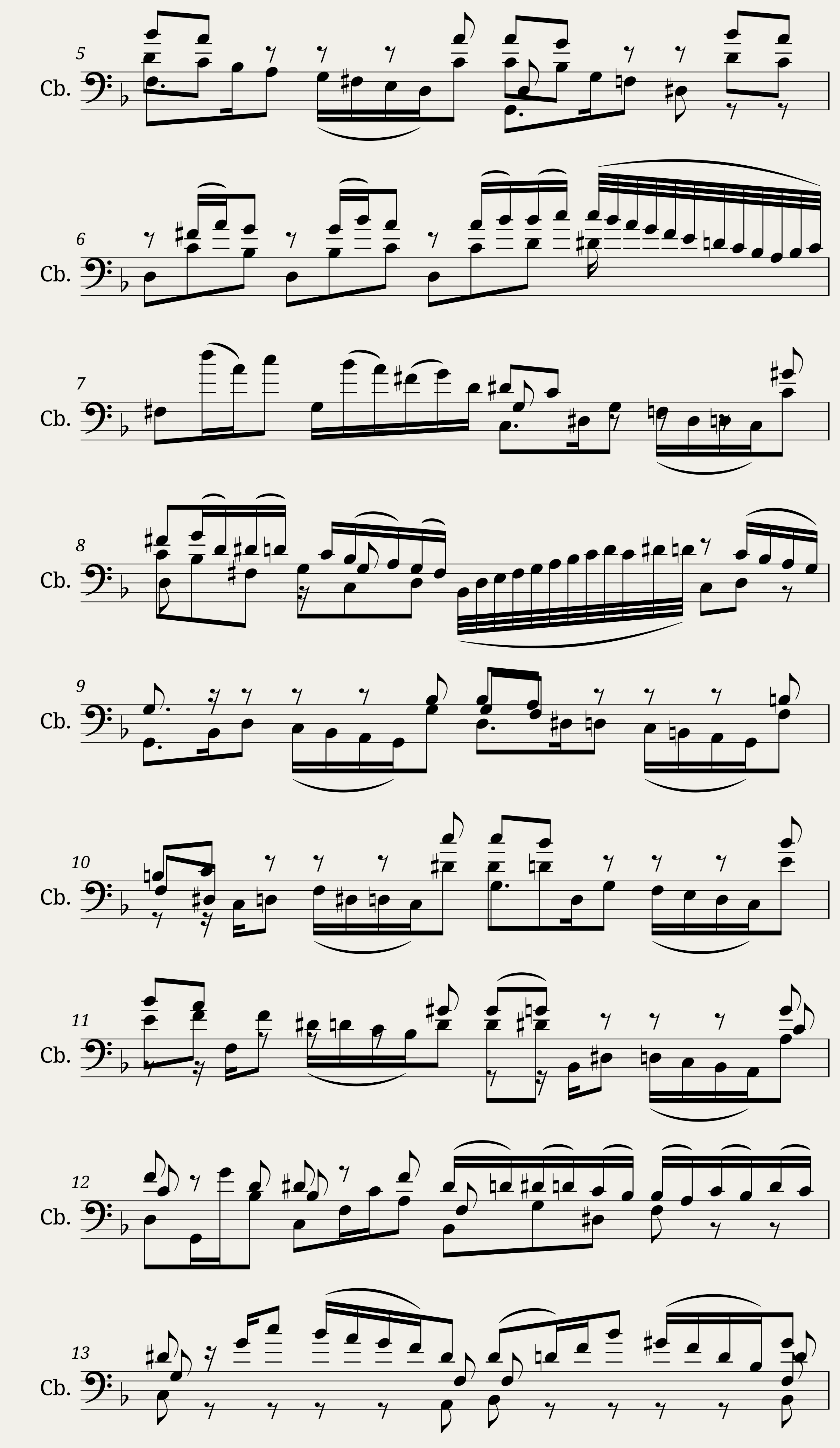 Solo Violin Sonata No. 1 in G Minor - J. S. Bach BWV 1001 — 8/10