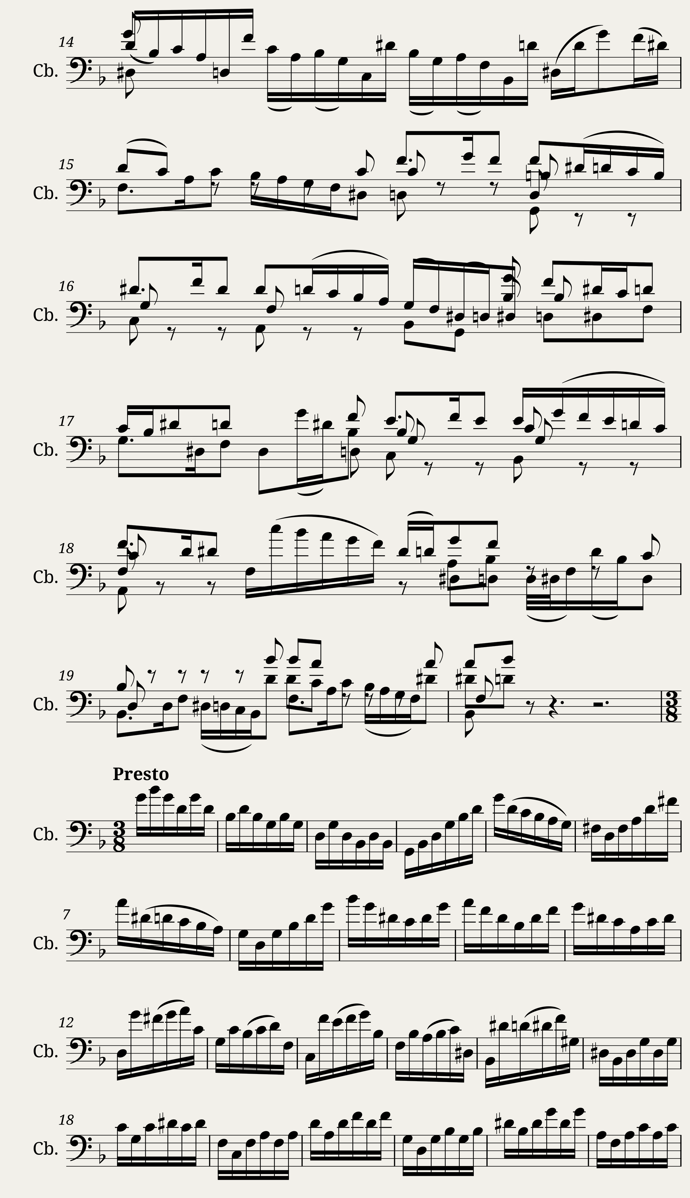 Solo Violin Sonata No. 1 in G Minor - J. S. Bach BWV 1001 — 9/10