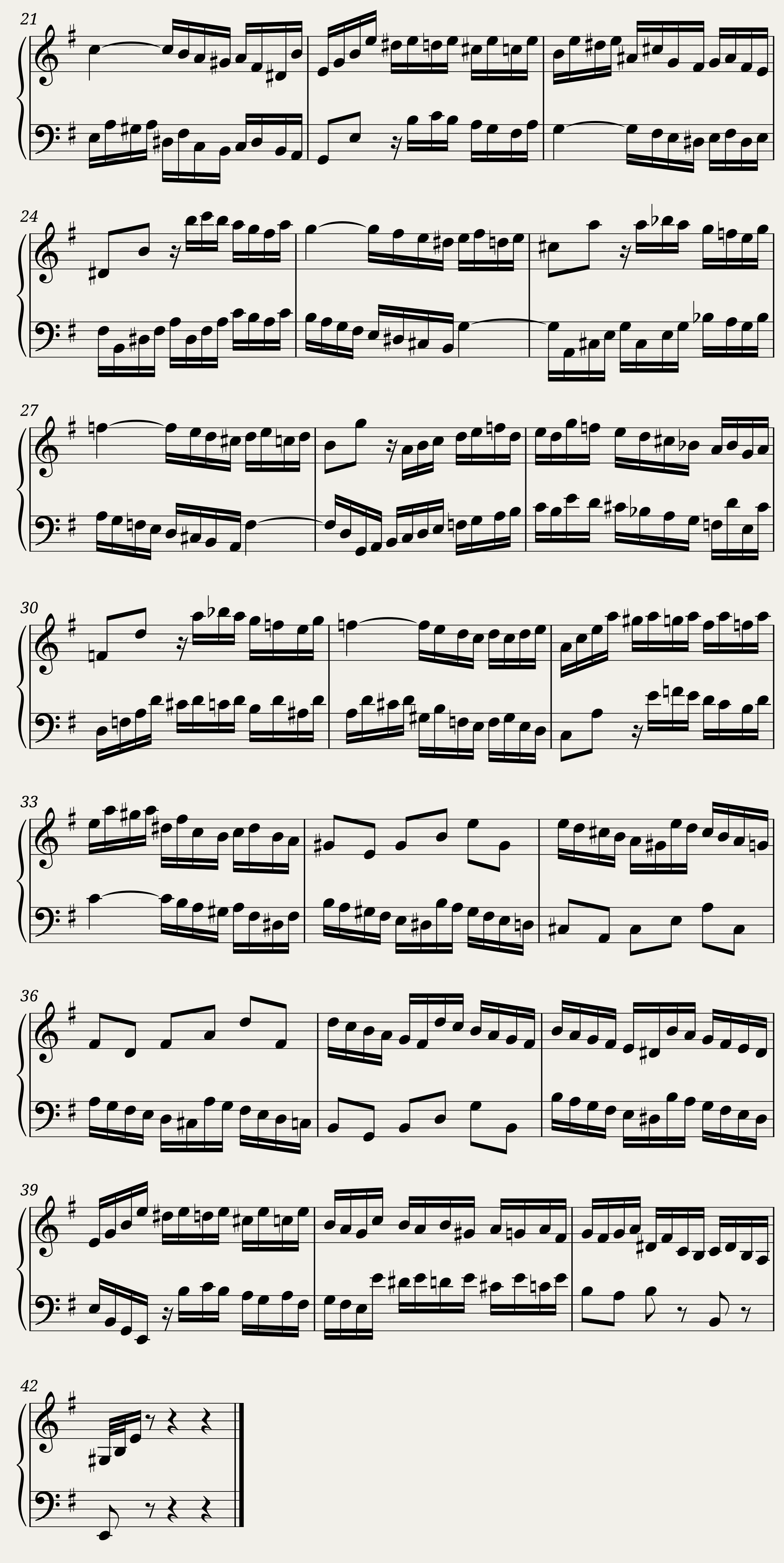 BWV 855 The Well-Tempered Clavier Part I Fuga X — 2/2