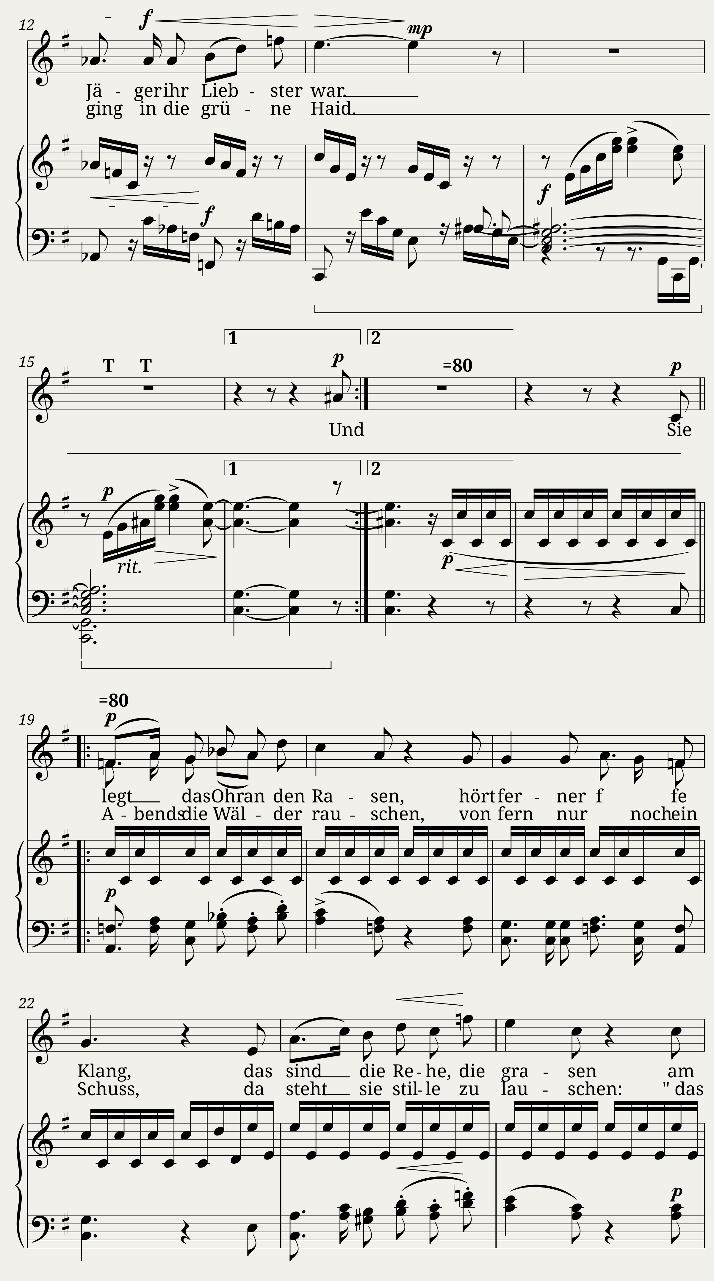 Brahms Johannes - 6 Songs Op.7 No.2 - Parole — 2/3