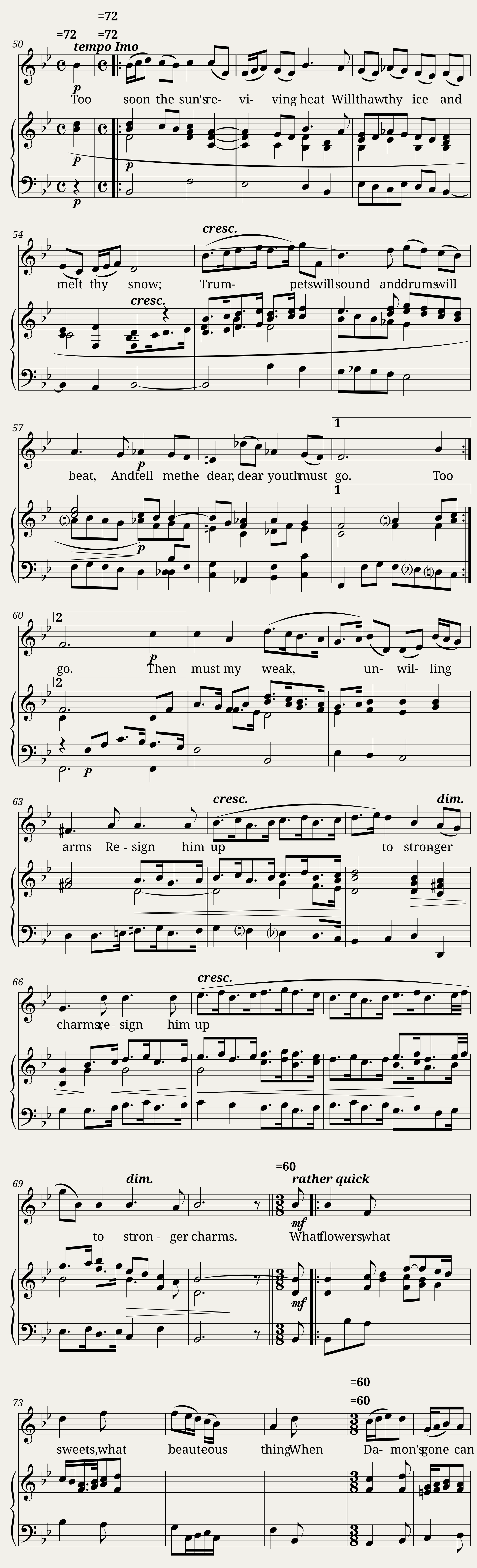 Stript of their green - Henry Purcell — 3/4