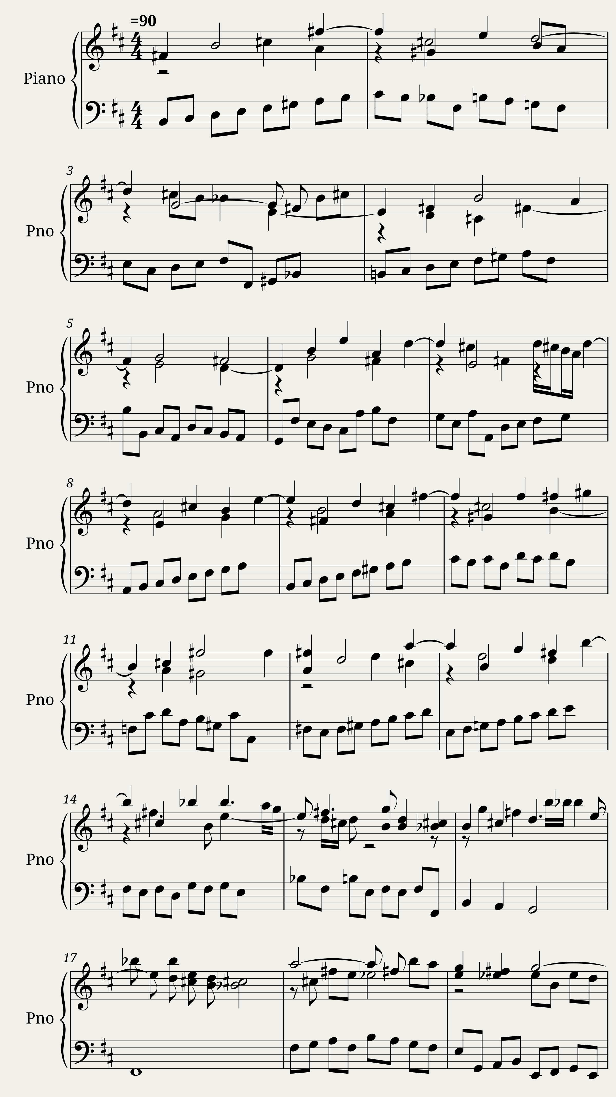 Das Wohltemperierte Clavier I, Praeludium 24 — 1/2
