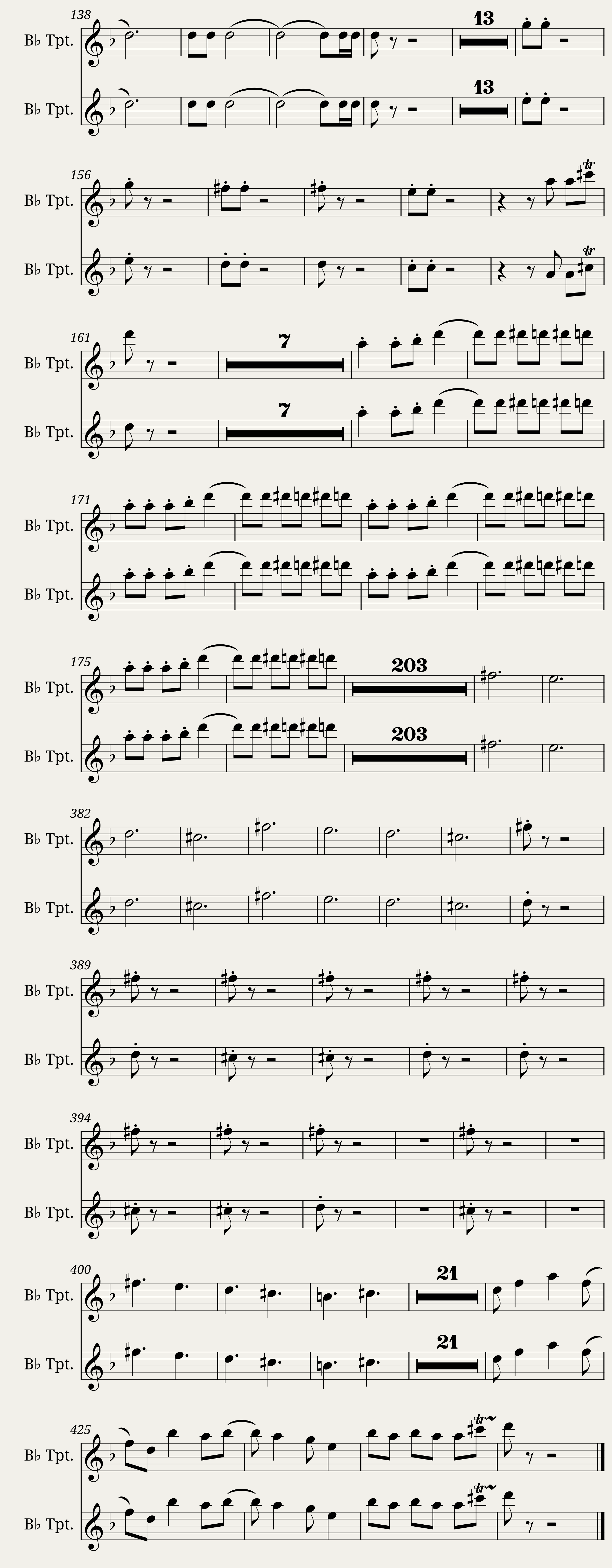 El Cascabel Trumpet B-Flat — 4/4