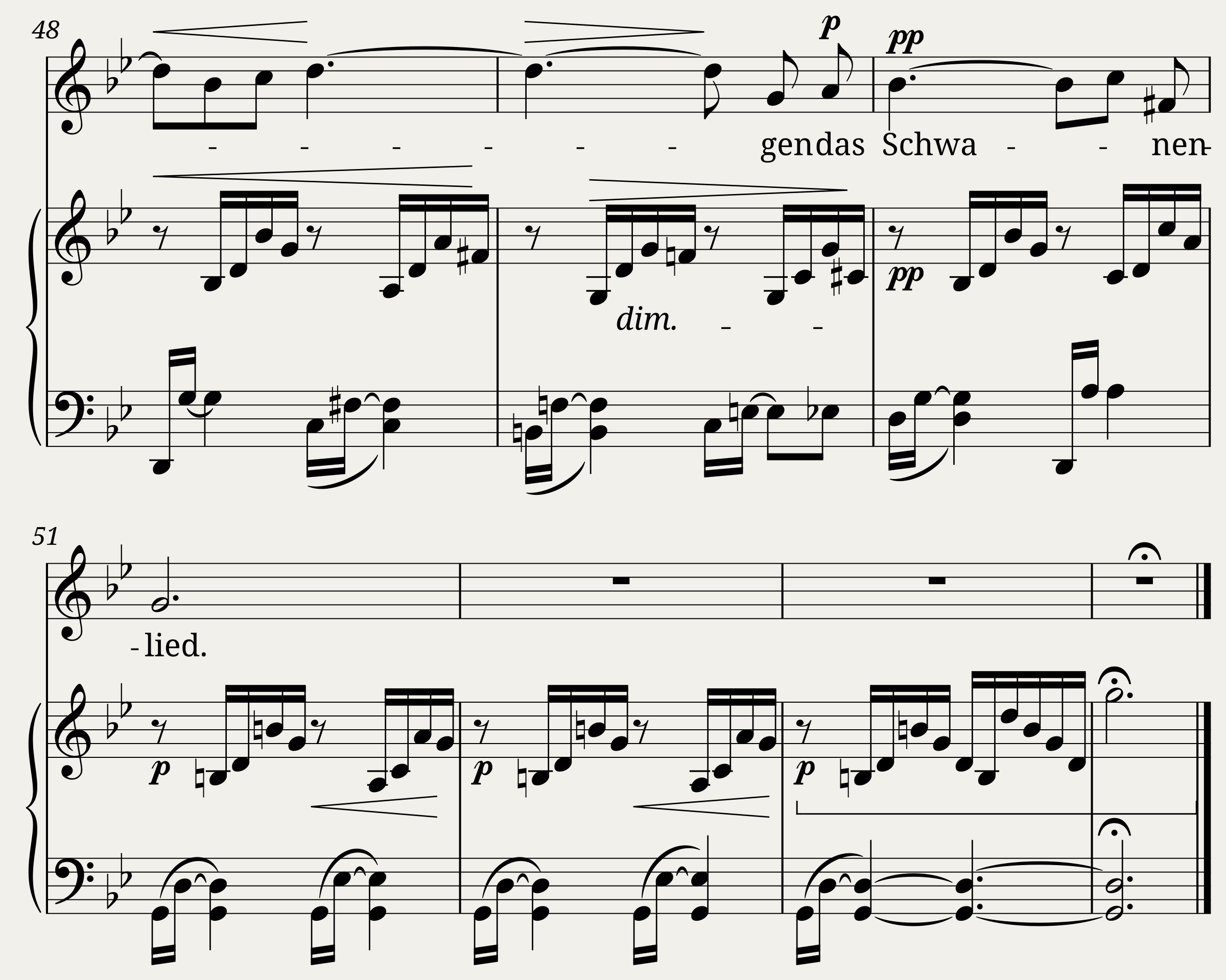 Hensel Fanny (Mendelssohn) - 6 Lieder Op.1 No.1 - Schwanenlied — 3/3
