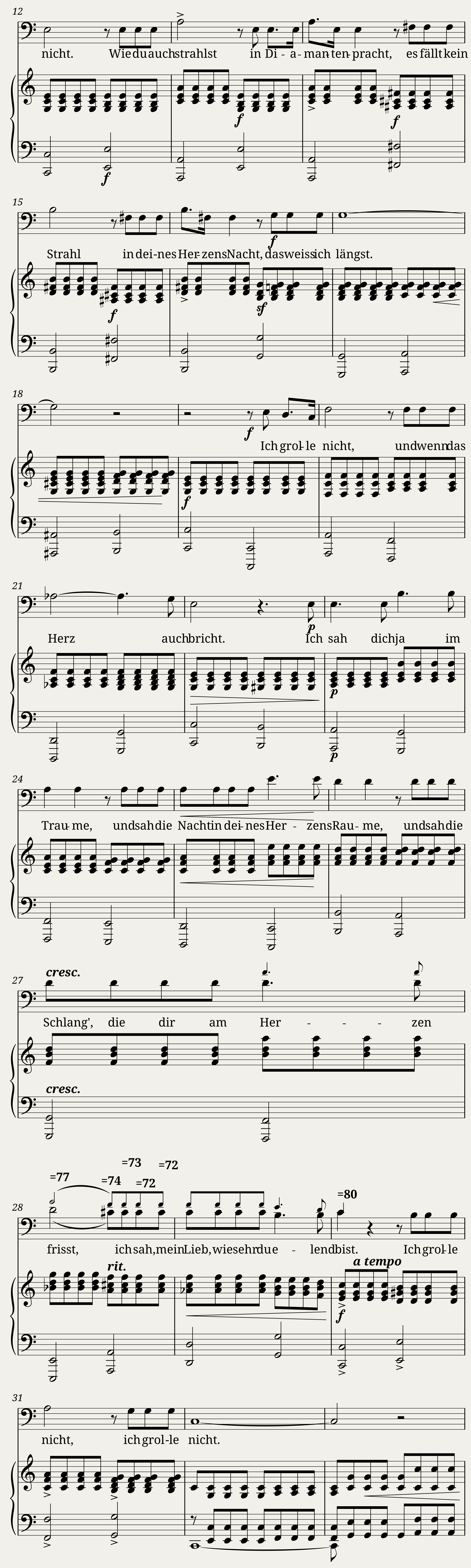 Ich grolle nicht - Robert Schumann — 2/3
