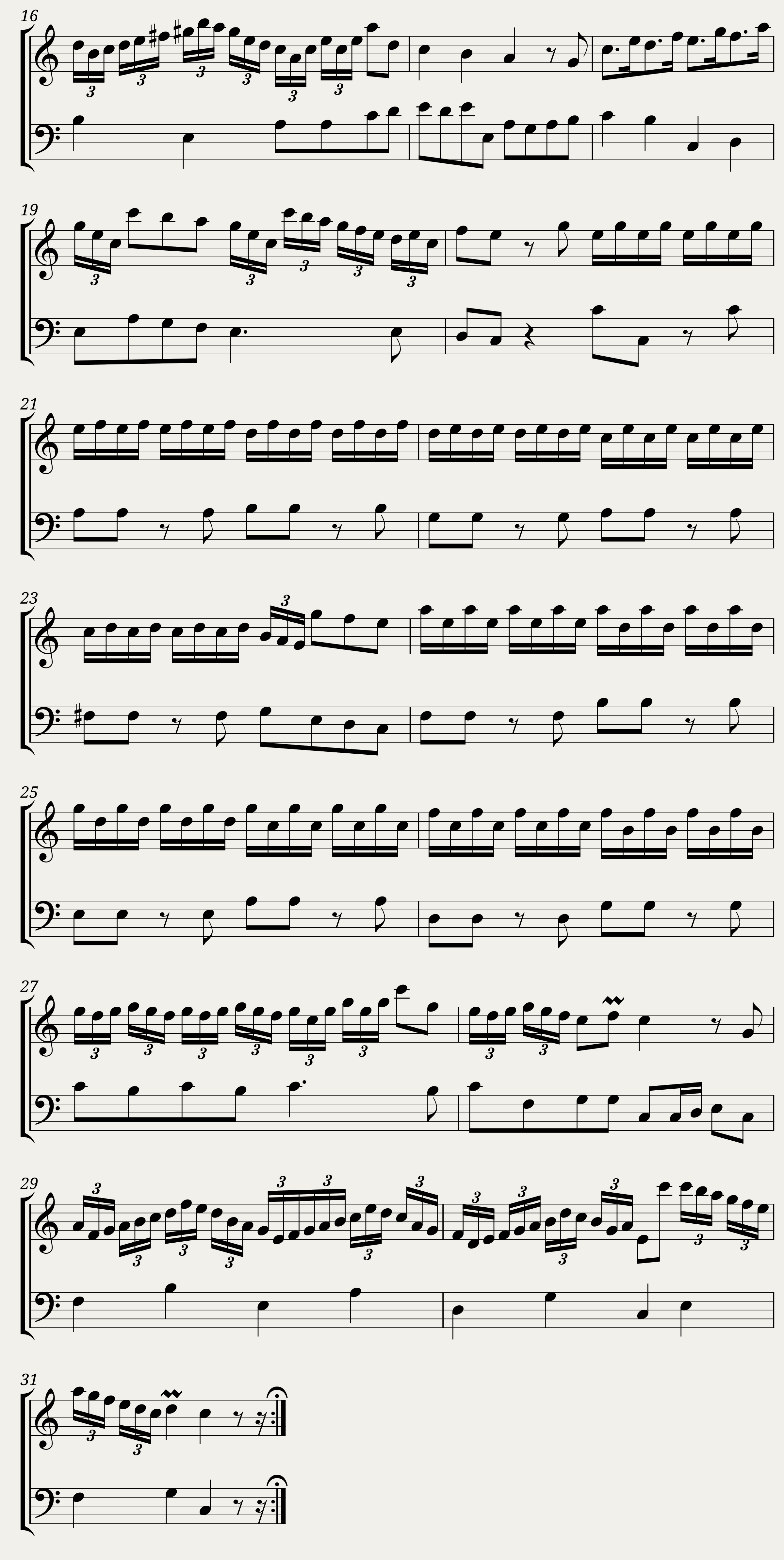 Sonata 184 / Allegro (HS.dGJ.184) — 2/2