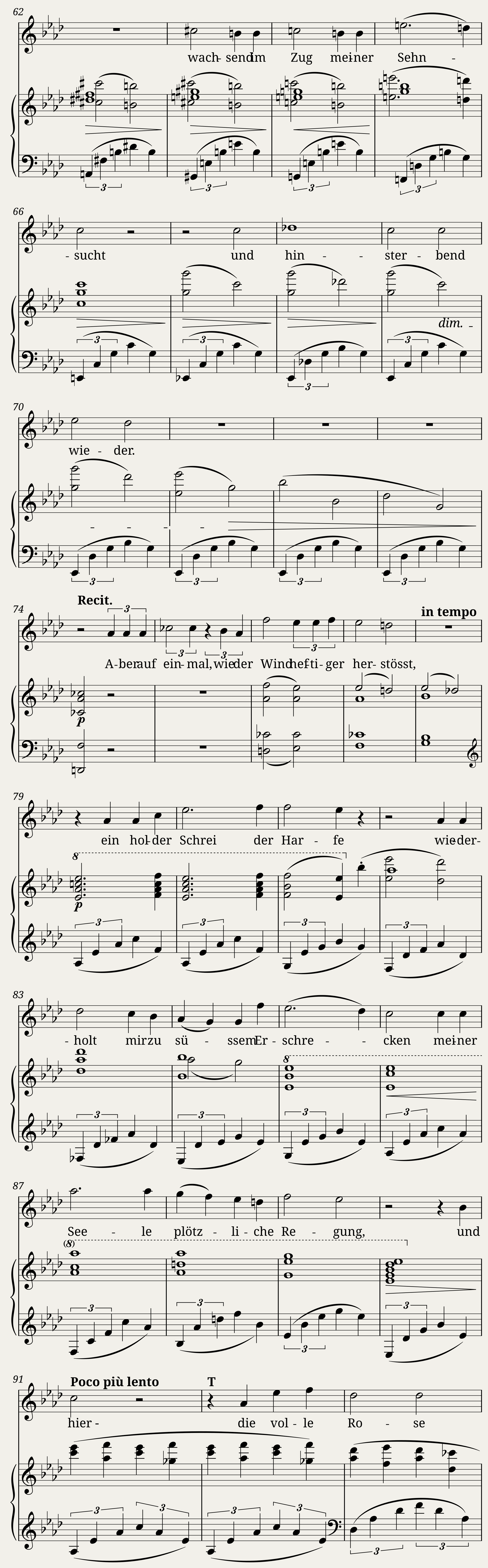 Brahms Johannes - 5 Poems Op.19 No.5 - An eine Aeolsharfe — 3/4