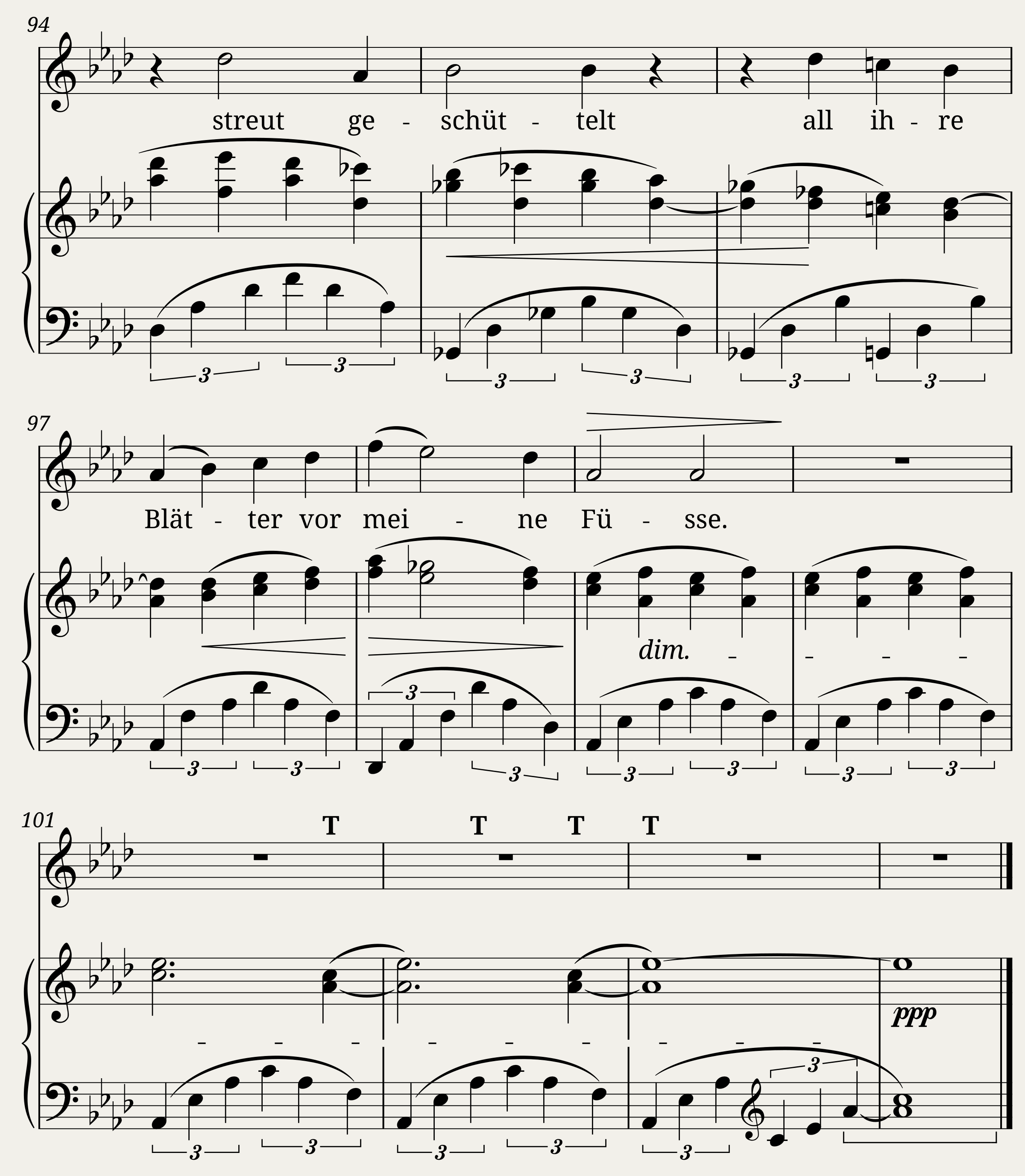 Brahms Johannes - 5 Poems Op.19 No.5 - An eine Aeolsharfe — 4/4