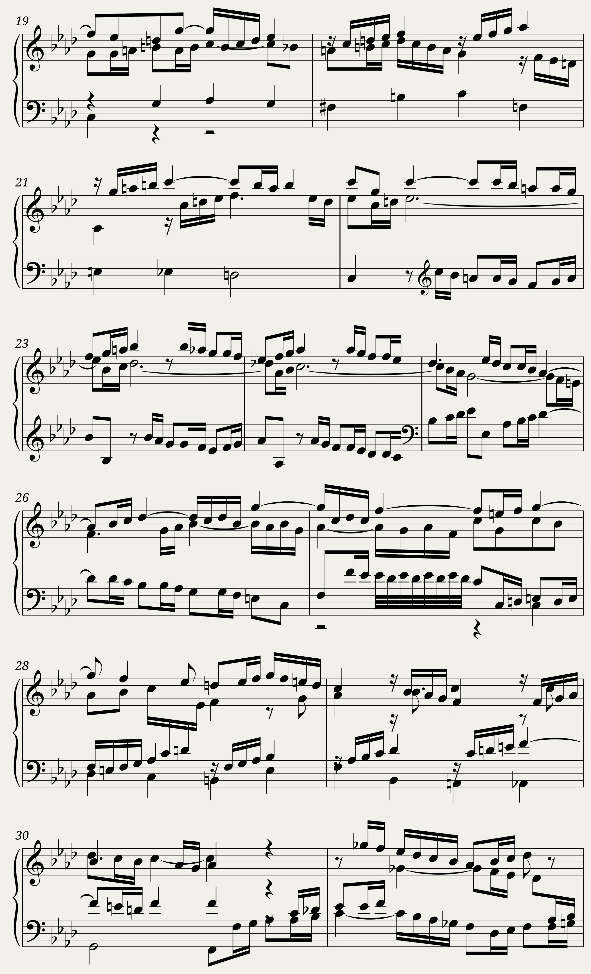 BWV 854 The Well-Tempered Clavier Part I Praeludium IX — 2/2