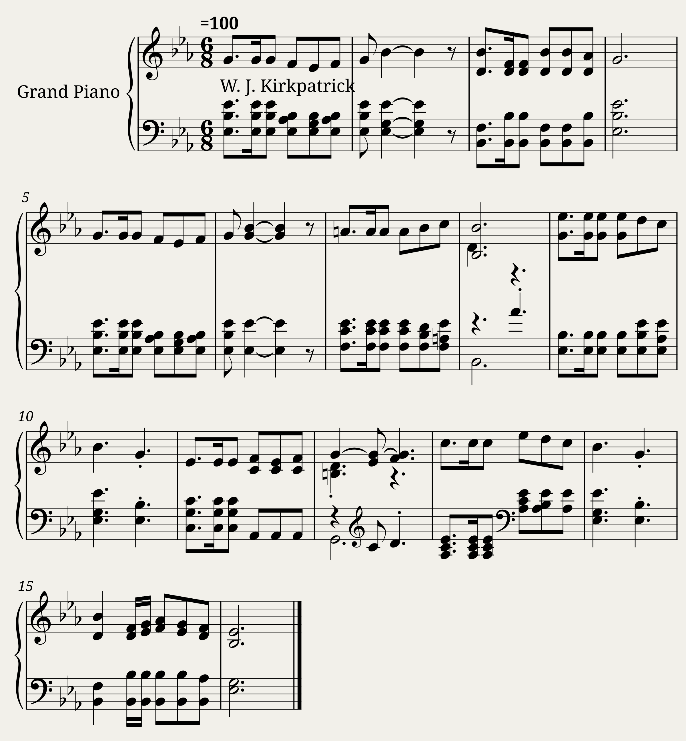 Why is thy harp on the willow - Wm. J. Kirkpatrick