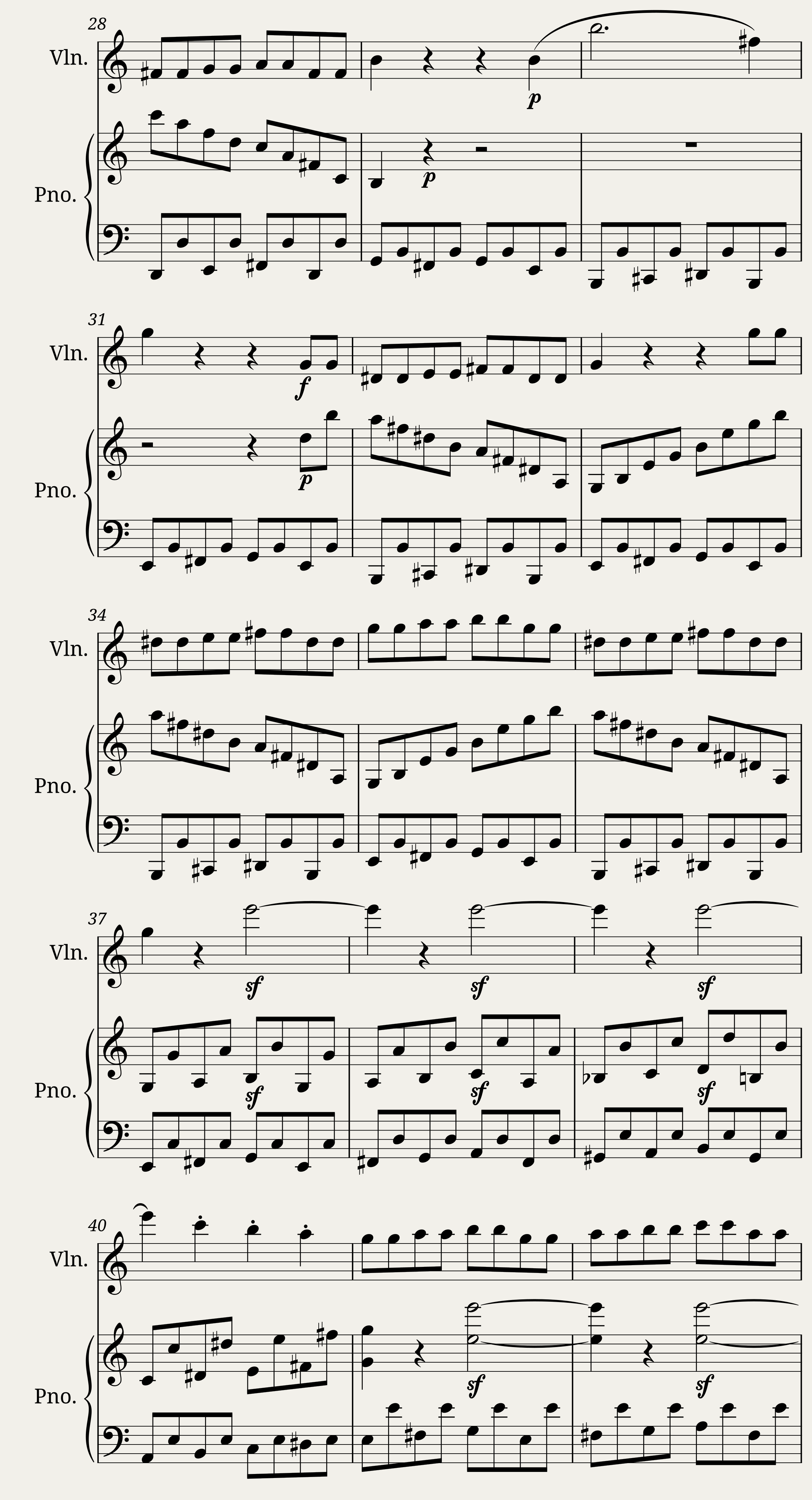 Kreutzer Sonata 1st Movement (Your Lie in April Version) — 2/6