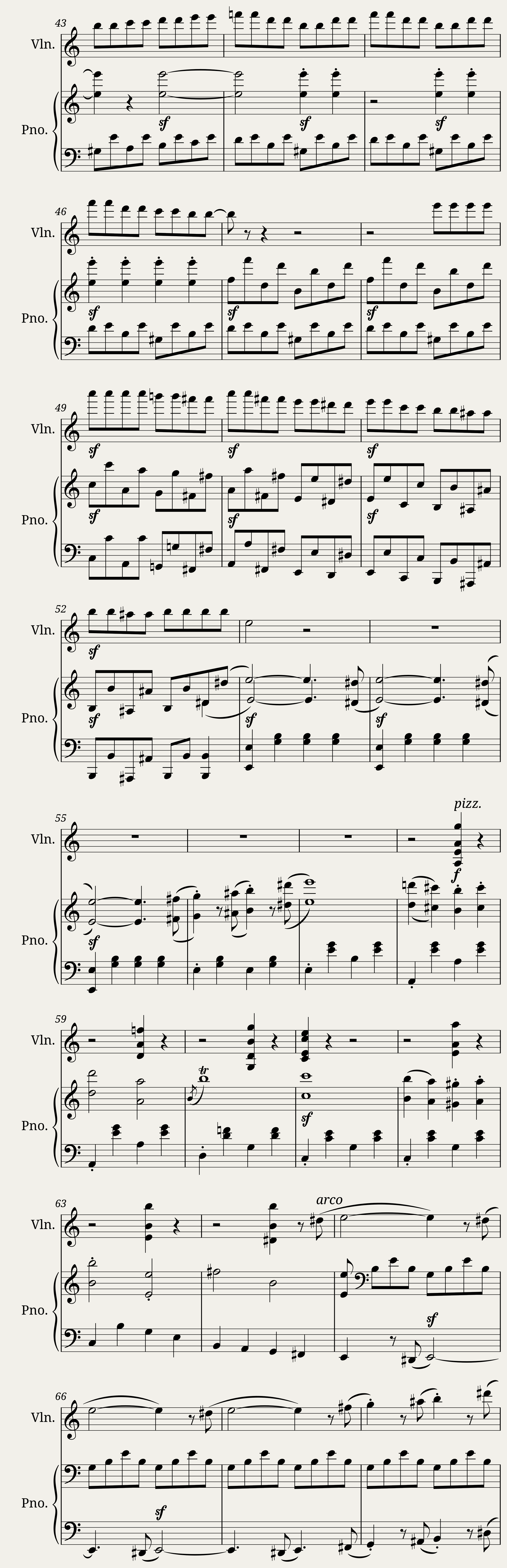 Kreutzer Sonata 1st Movement (Your Lie in April Version) — 3/6