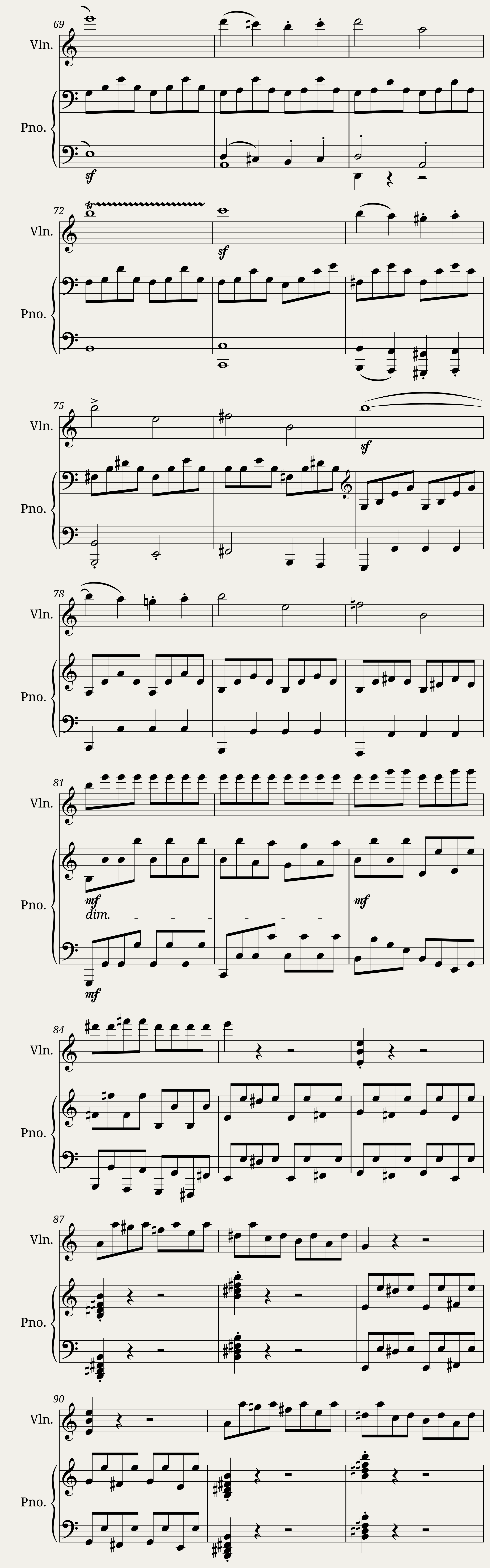 Kreutzer Sonata 1st Movement (Your Lie in April Version) — 4/6
