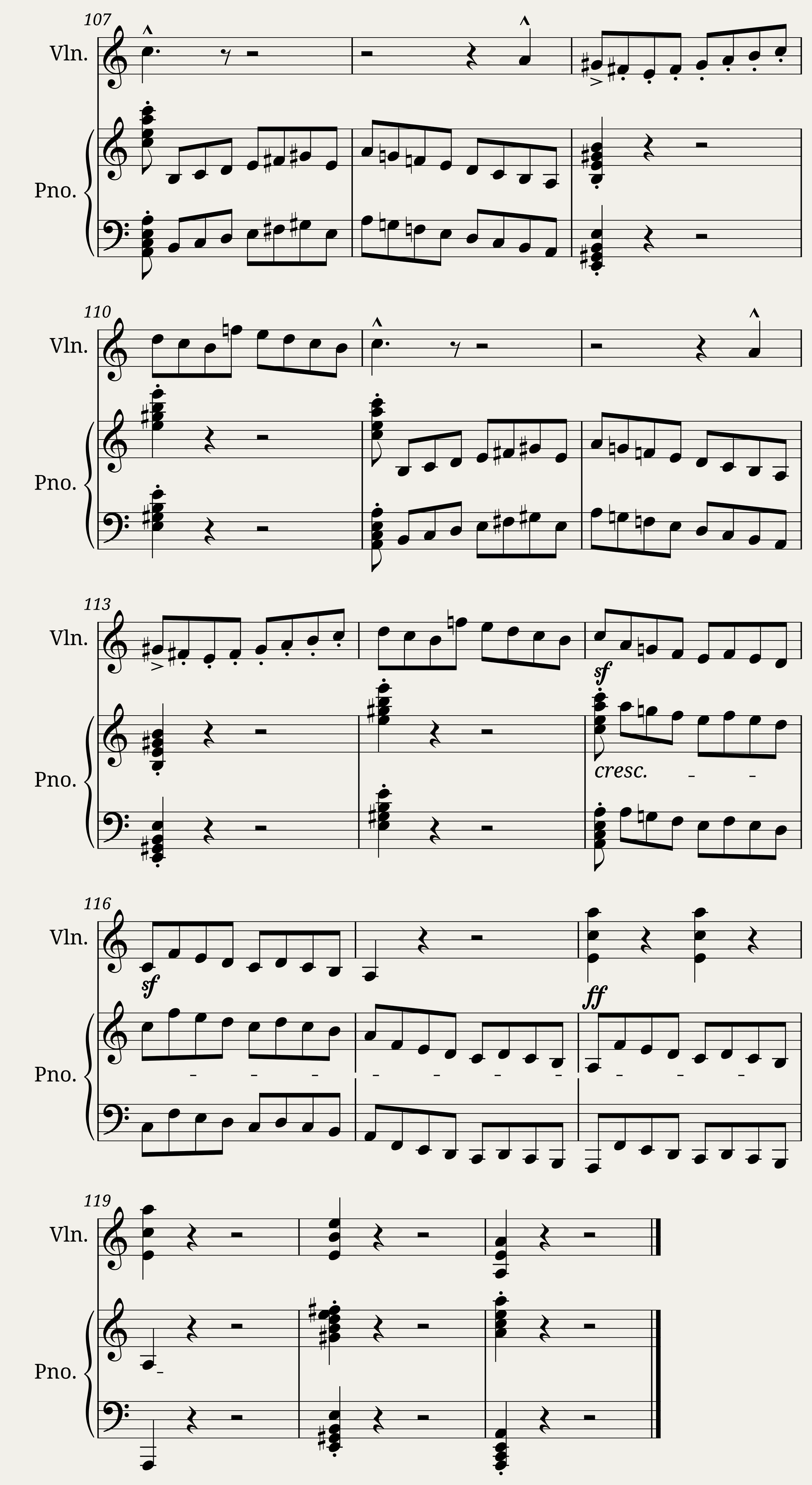 Kreutzer Sonata 1st Movement (Your Lie in April Version) — 6/6