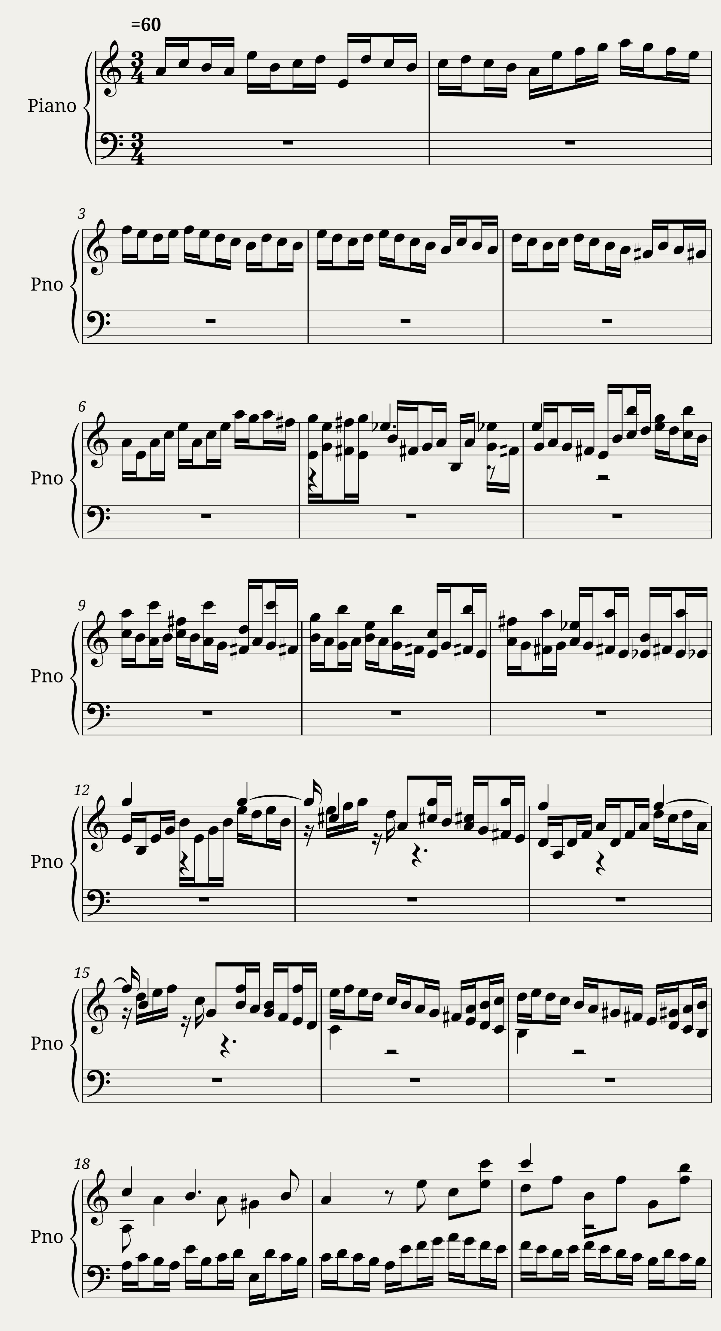 Fuge A-moll BWV 944 — 1/11