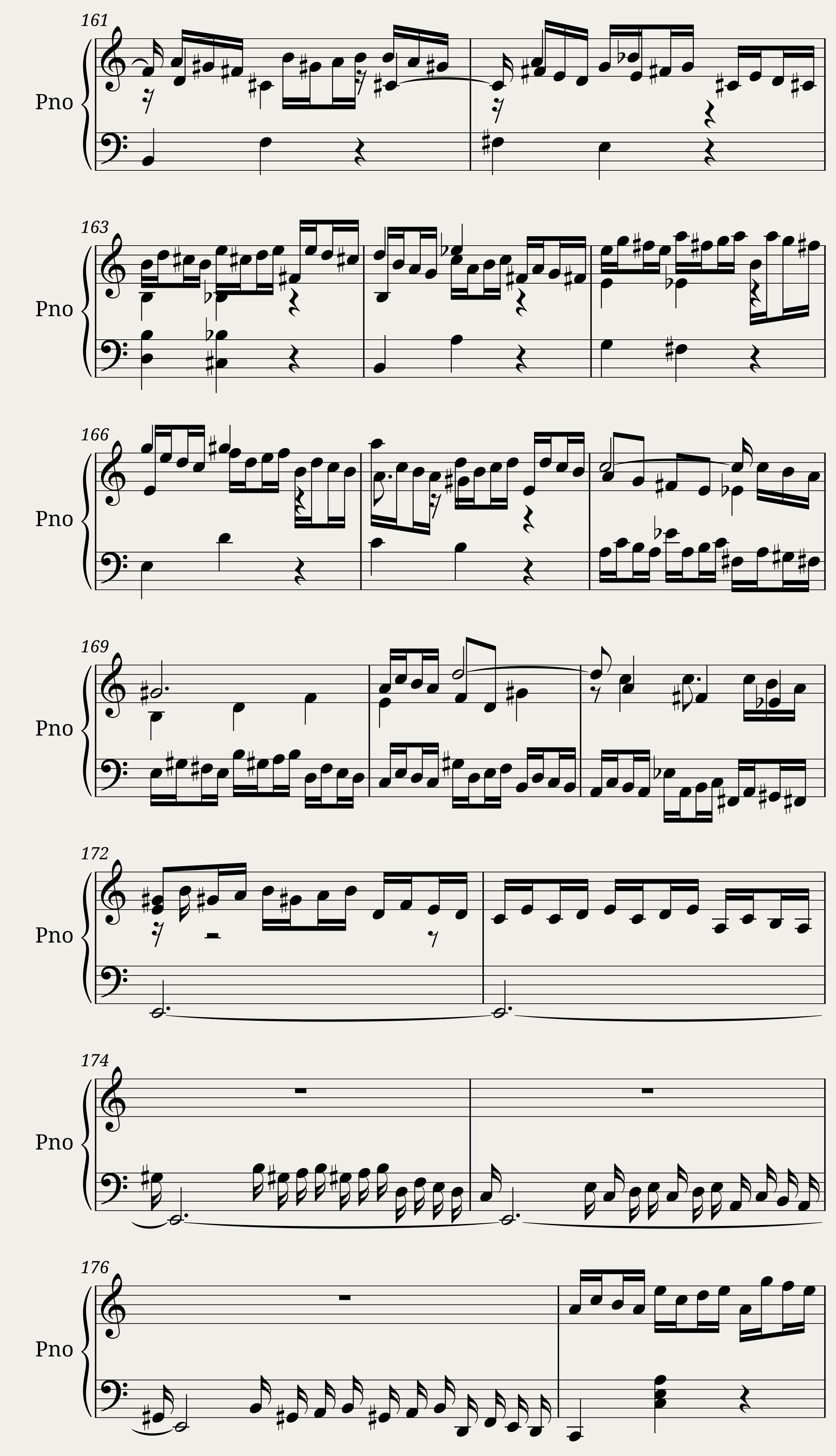 Fuge A-moll BWV 944 — 10/11