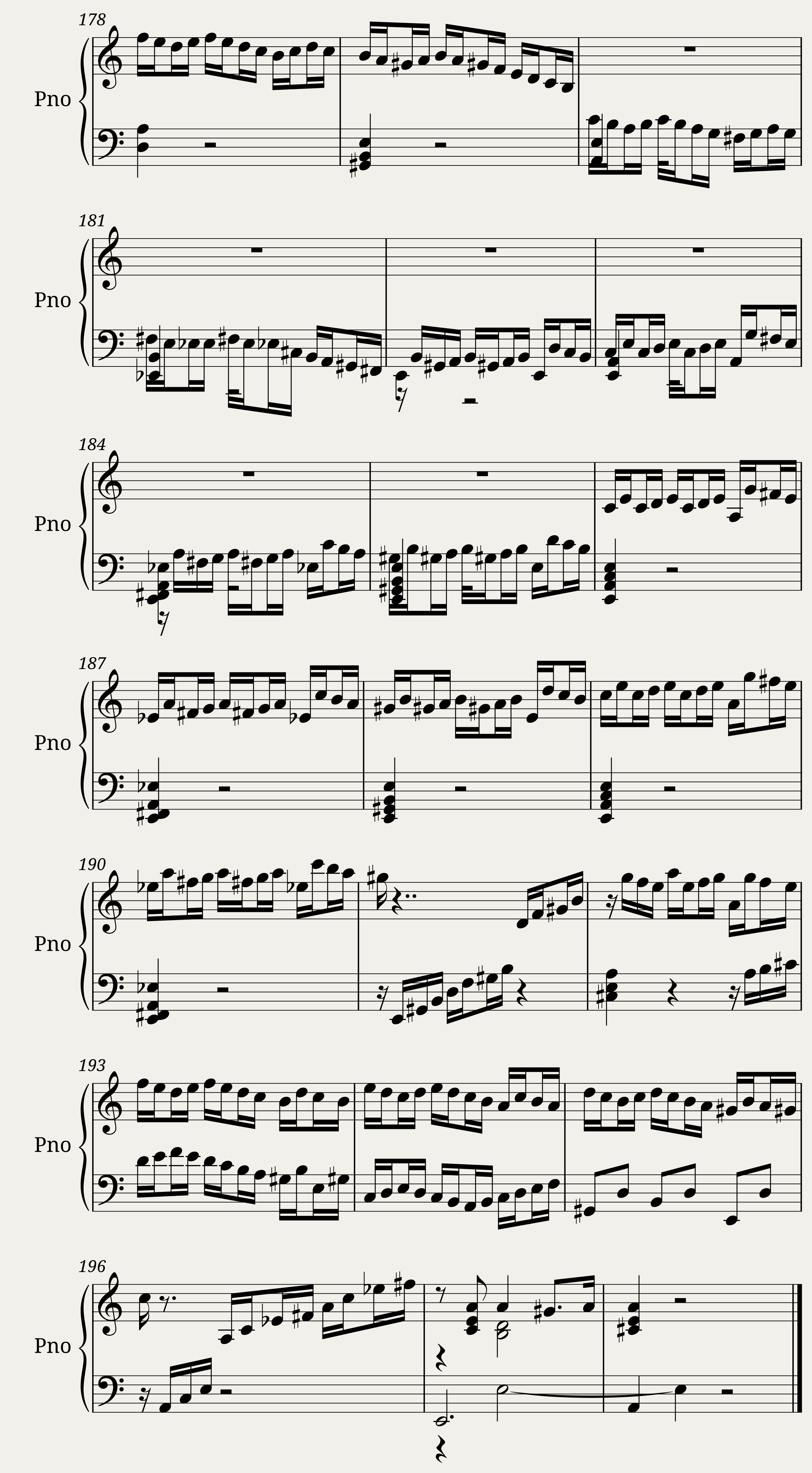 Fuge A-moll BWV 944 — 11/11