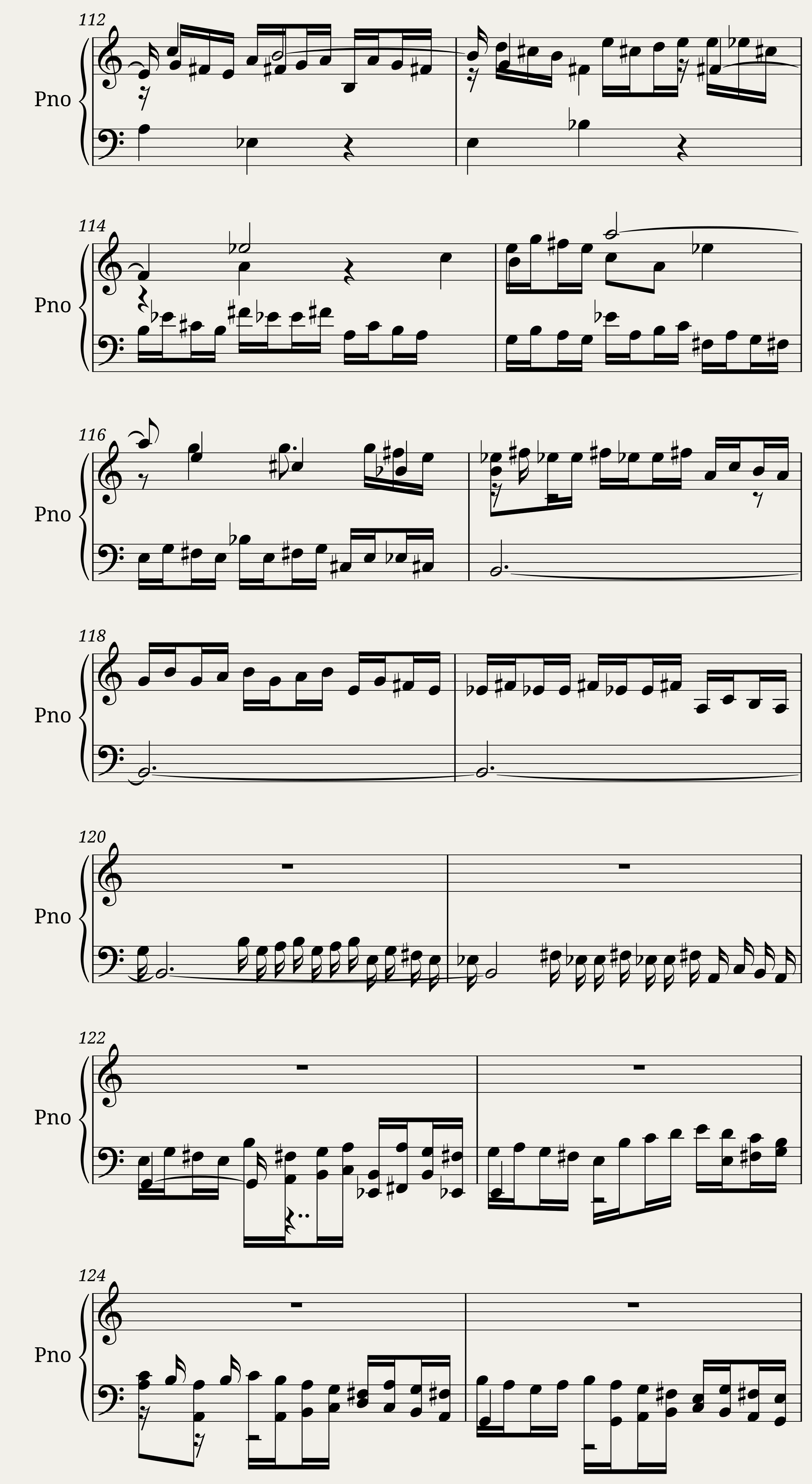 Fuge A-moll BWV 944 — 7/11