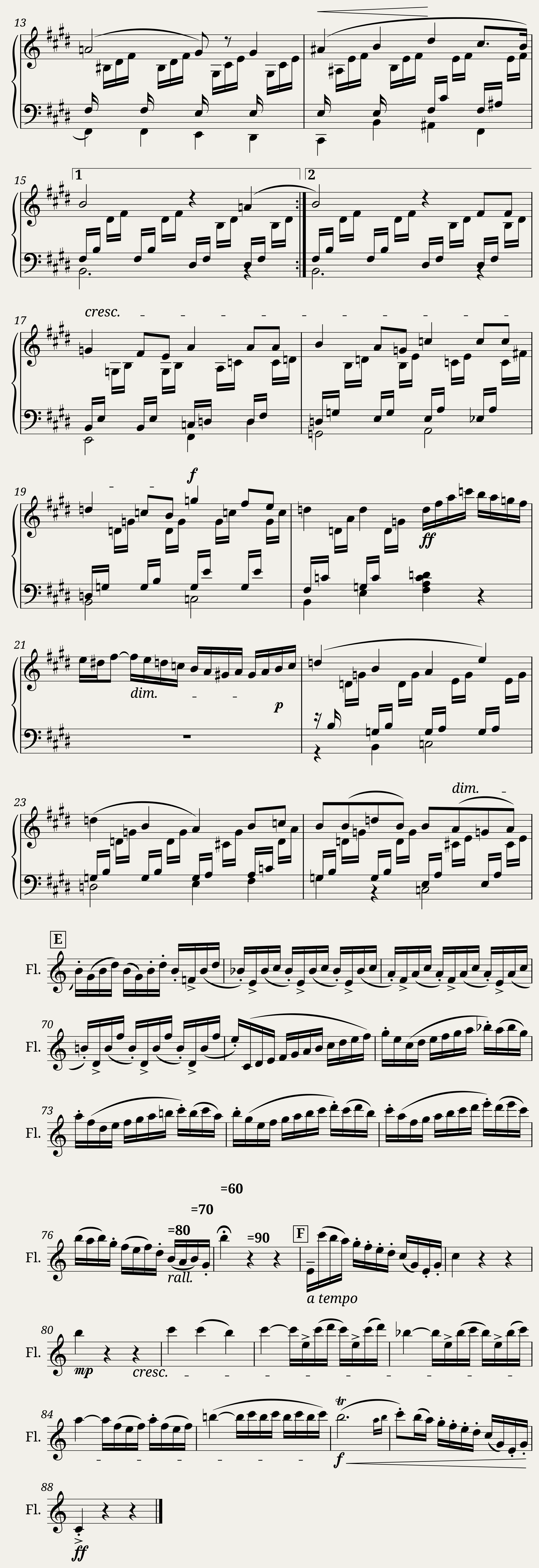 Mendelssohn - op.86 N1 Es lauschte das laub so dunkelgrün — 2/2