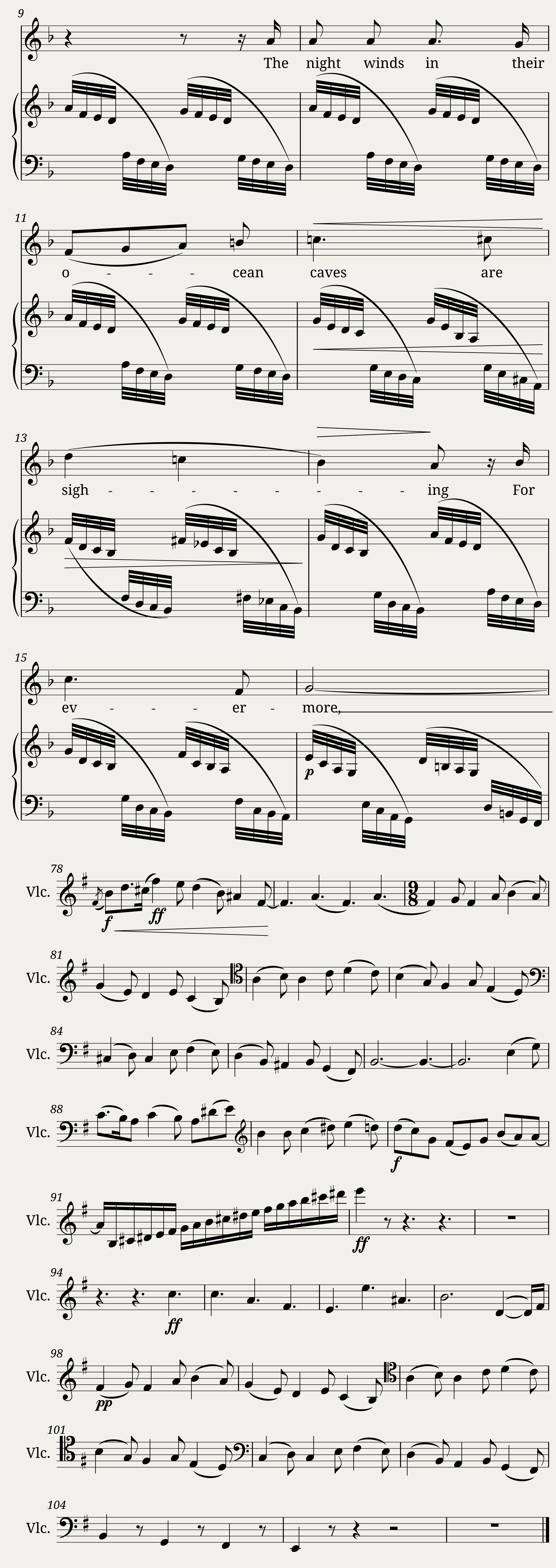 Dream a sad beautiful song — 2/2