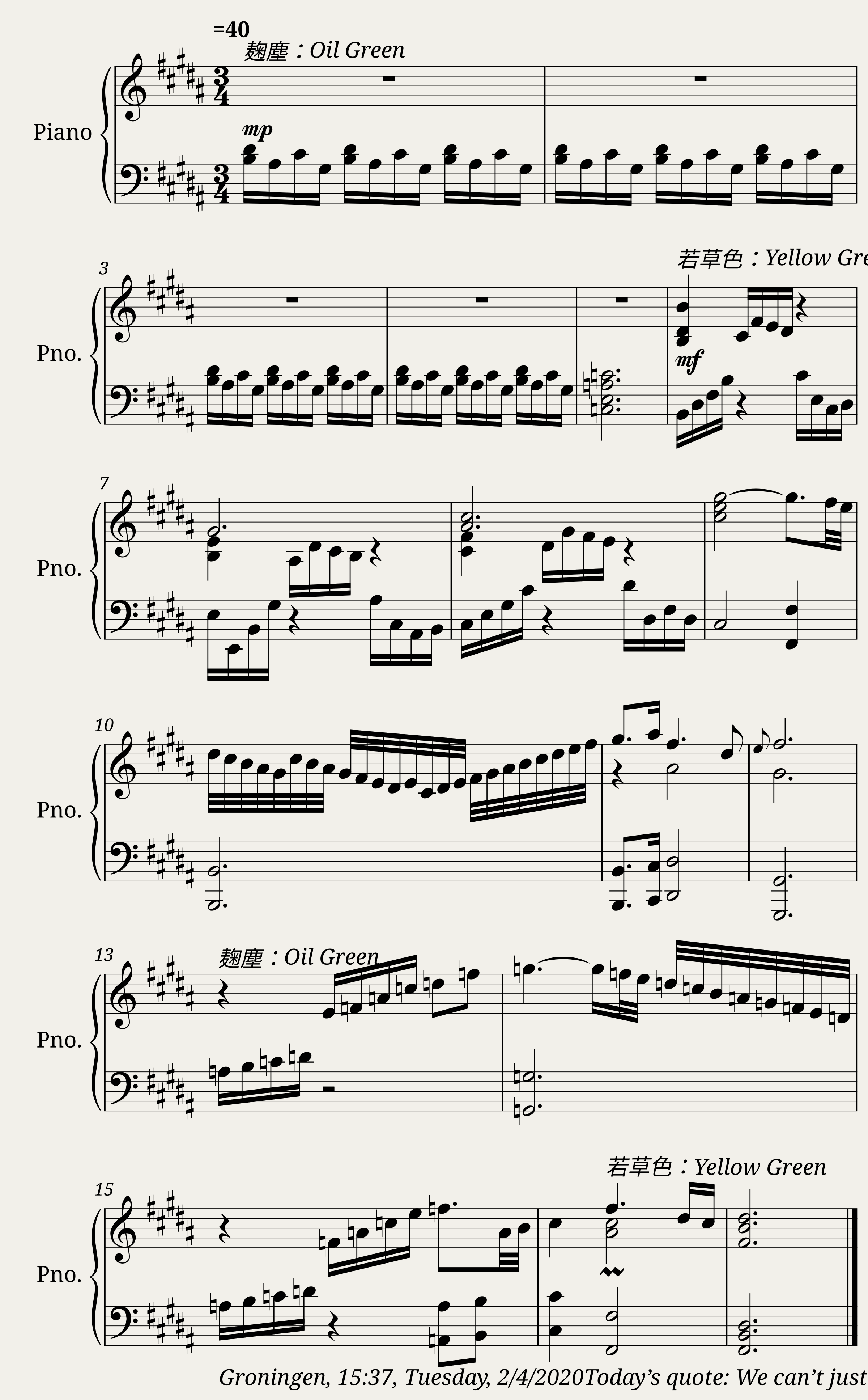 Op.2797 ã¾ããããªåå¾_The Mellow Afternoon