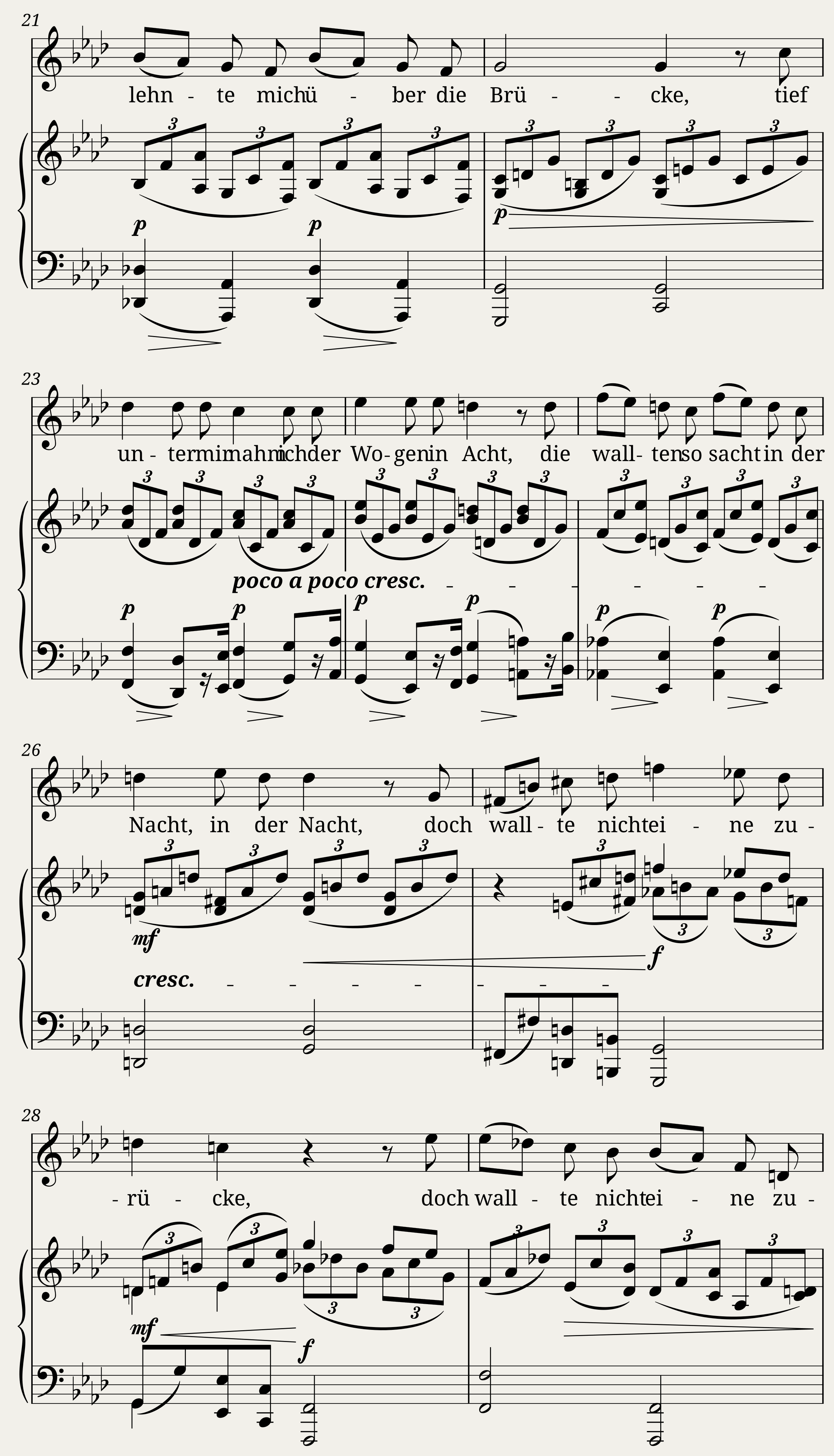 Brahms_Johannes - 9 Lieder and Songs Op.32 No.1 - Wie rafft ich mich auf in der Nacht — 2/5